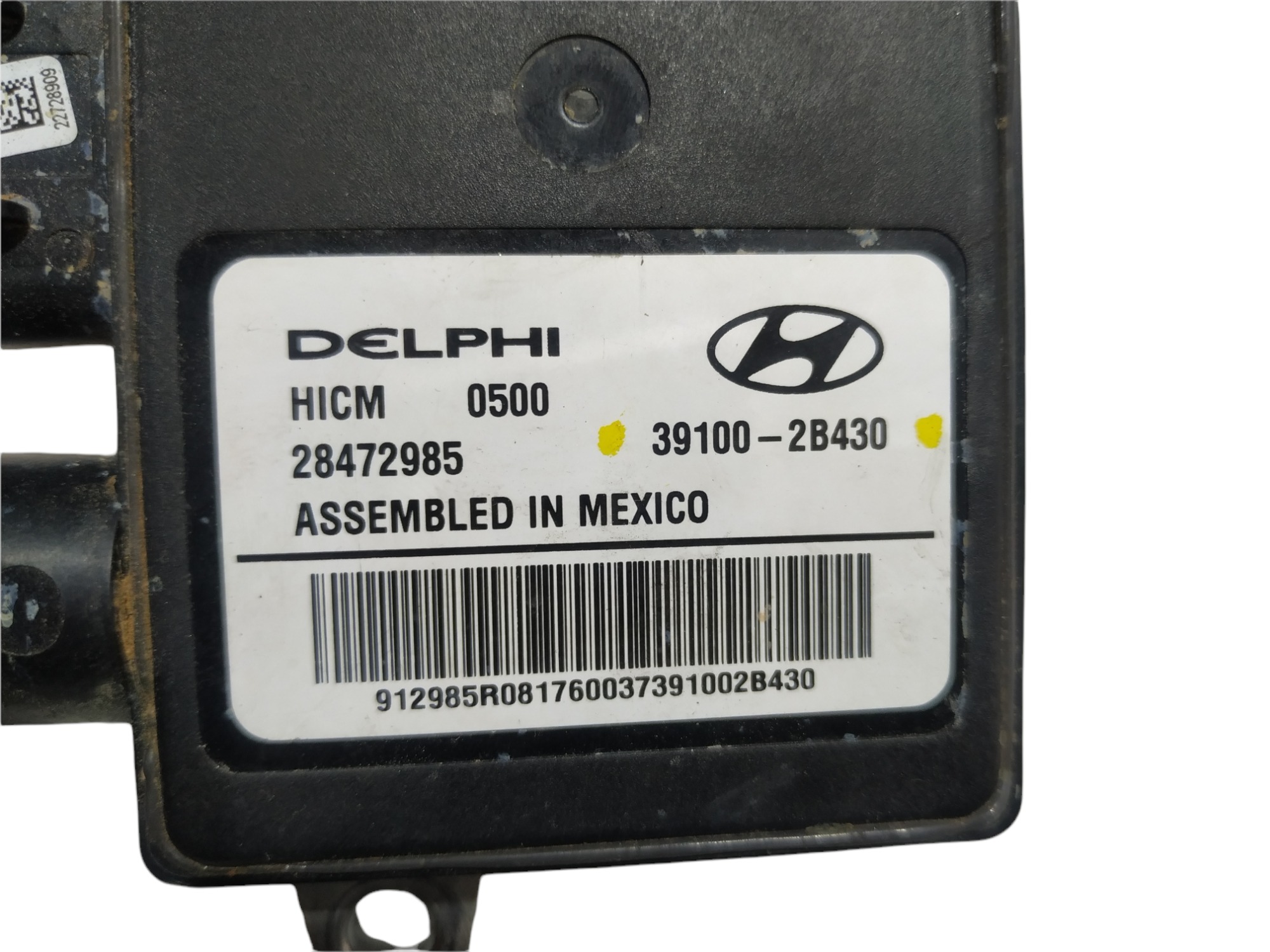 Módulo Central Controle  Ecu Hyundai Hb20 391002b430 7