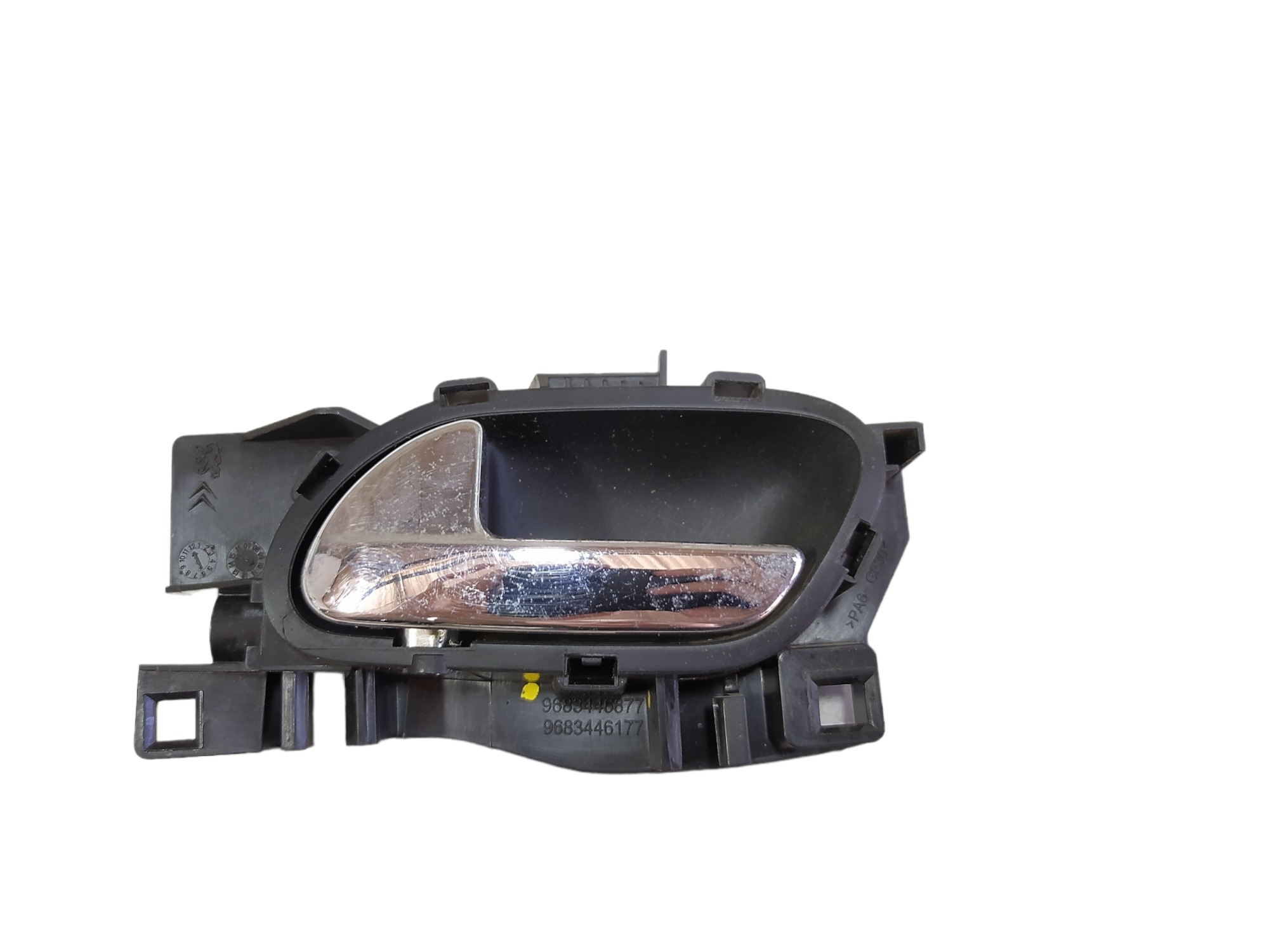 Maçaneta Interna Esquerda Peugeot 2008 2015 9683446877 Vl Cinza 2