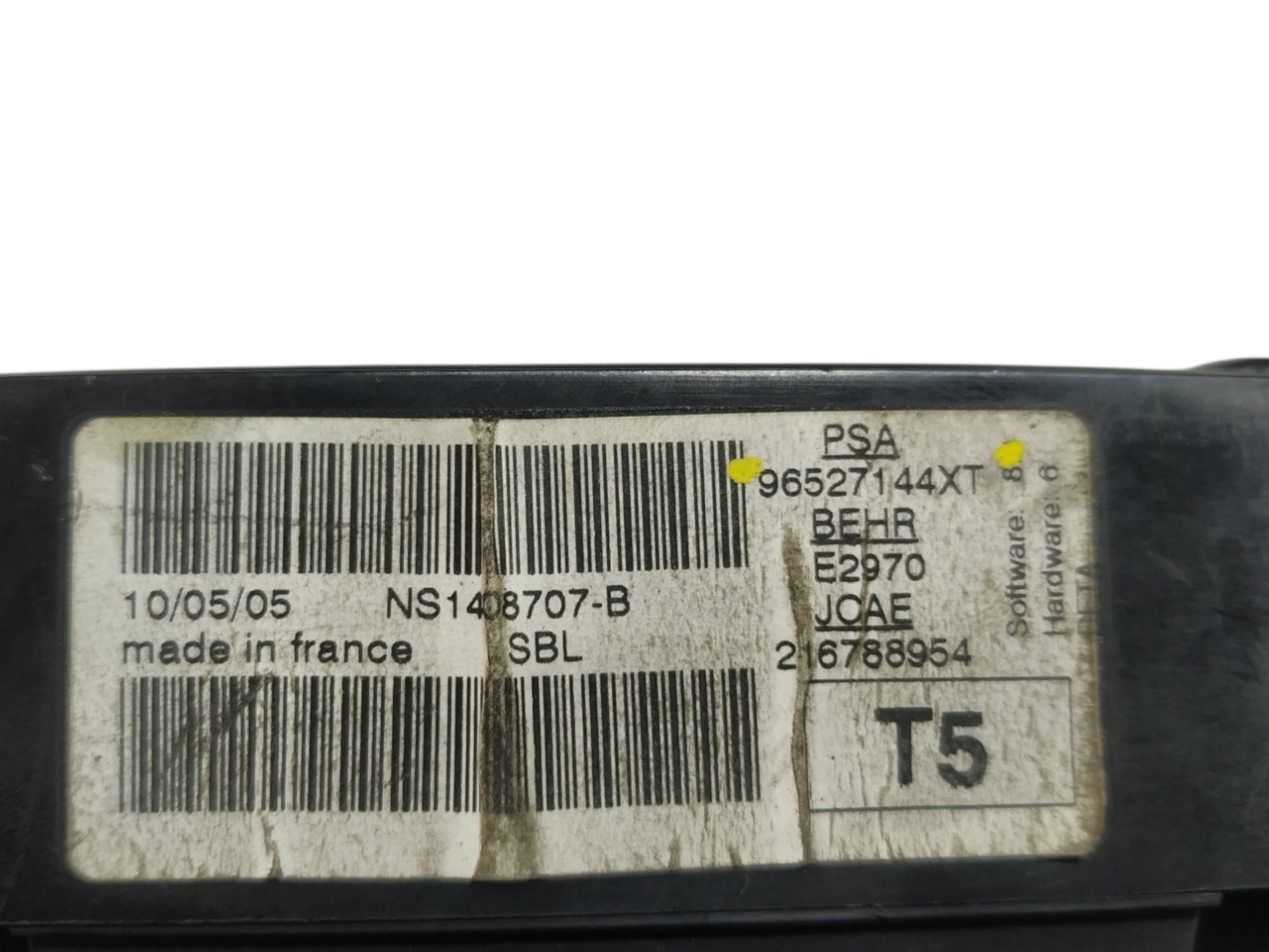 Comando Ar Digital Painel Peugeot 307 2005 V128 6