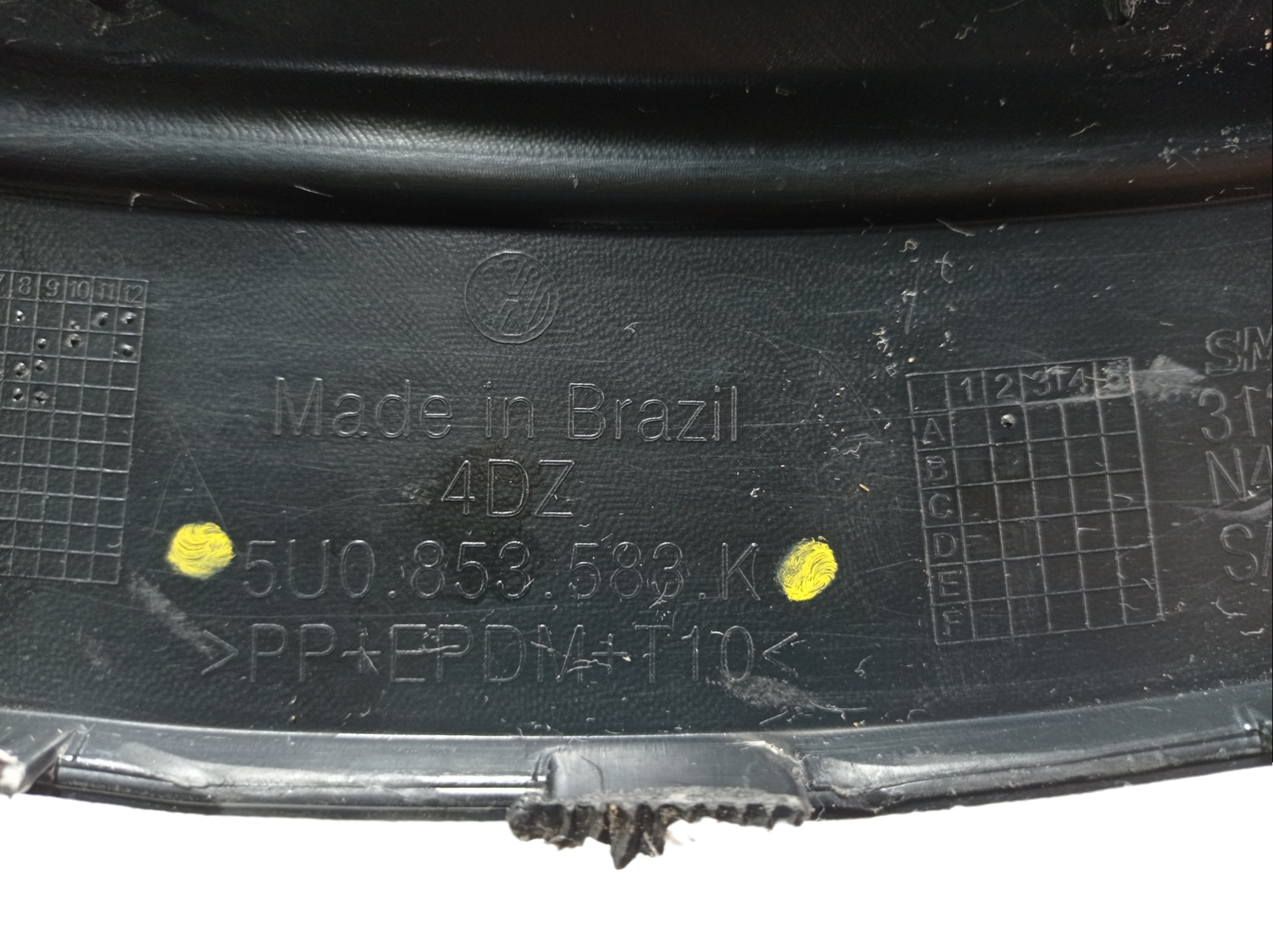 Moldura Parachoque Dianteiro Esquerdo Saveiro Cross V467 5