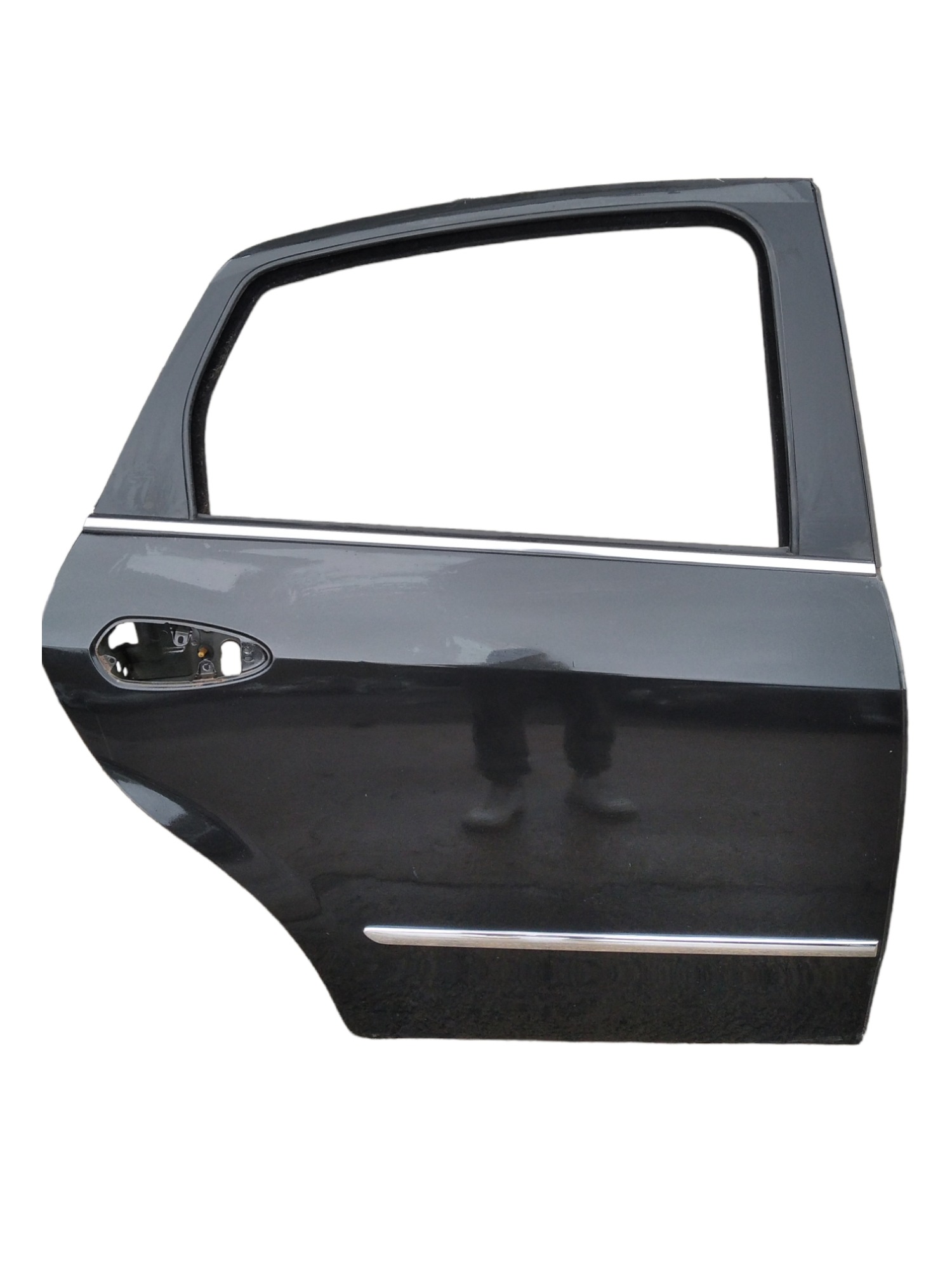 Porta Traseira Direita Fiat Linea 2012 V468 Traseira Direito Preto 2