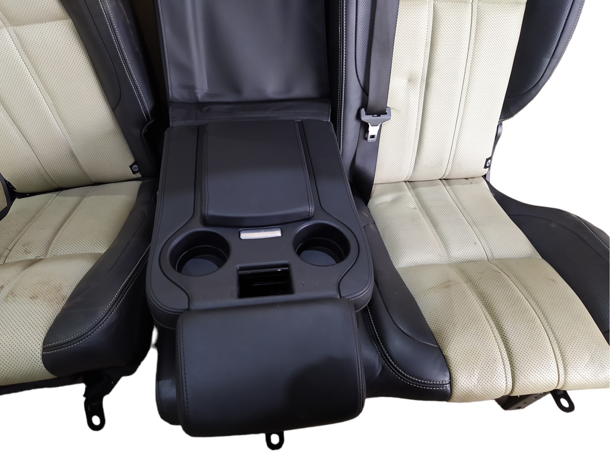 Jogo Banco Couro Land Rover Range Rover Vogue 2011 V546 Preto E Beje 5