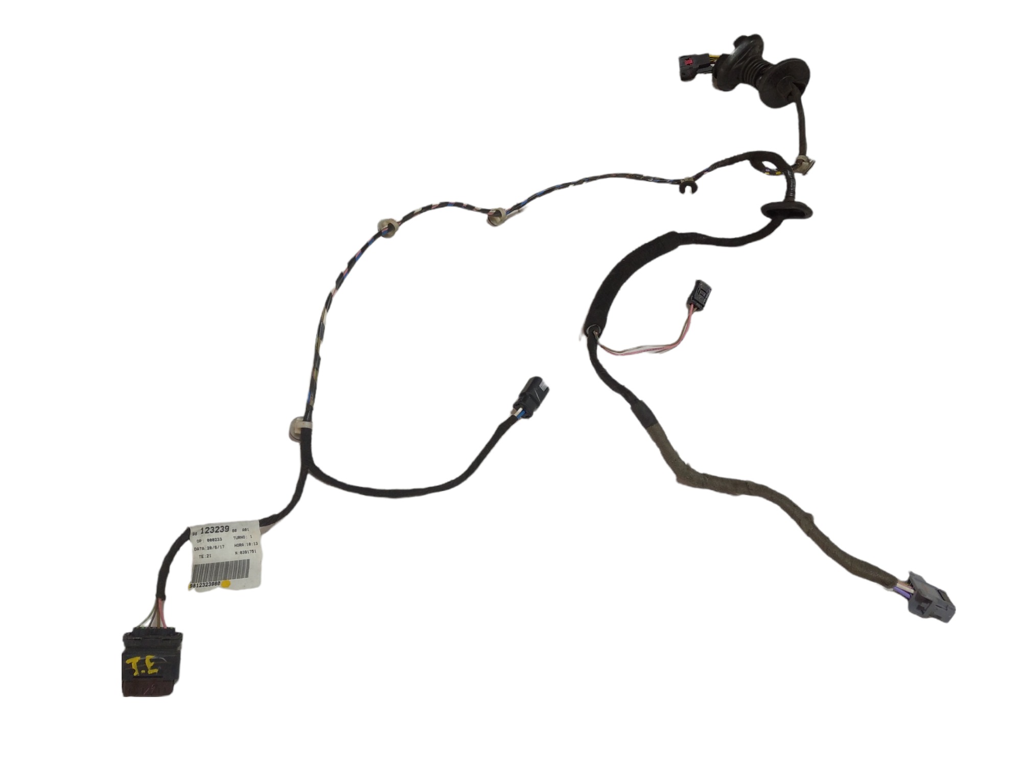 Chicote Porta Traseira Esquerda Peugeot 2008 2017 9812323980 3