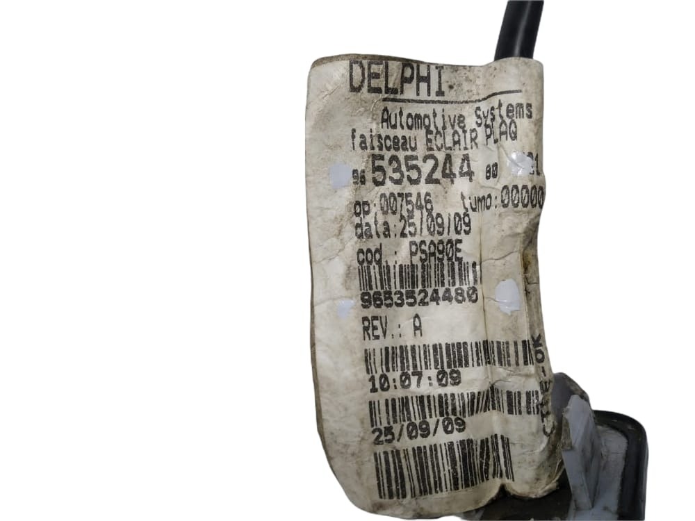 Chicote Luz De Placa Peugeot 307 2008 V369 5
