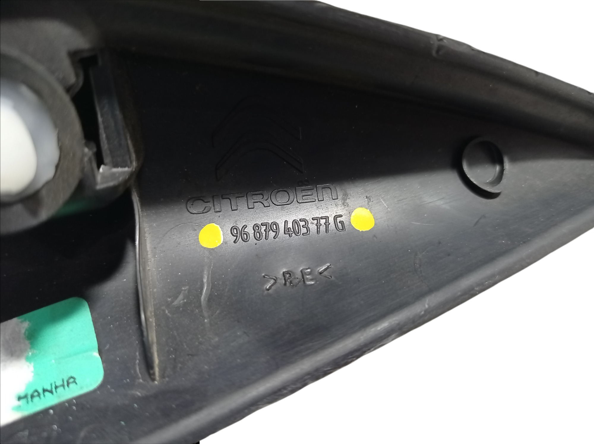 Acabamento Interno Retrovisor Esquerdo C3 Picasso 2012 V205 Preto 5
