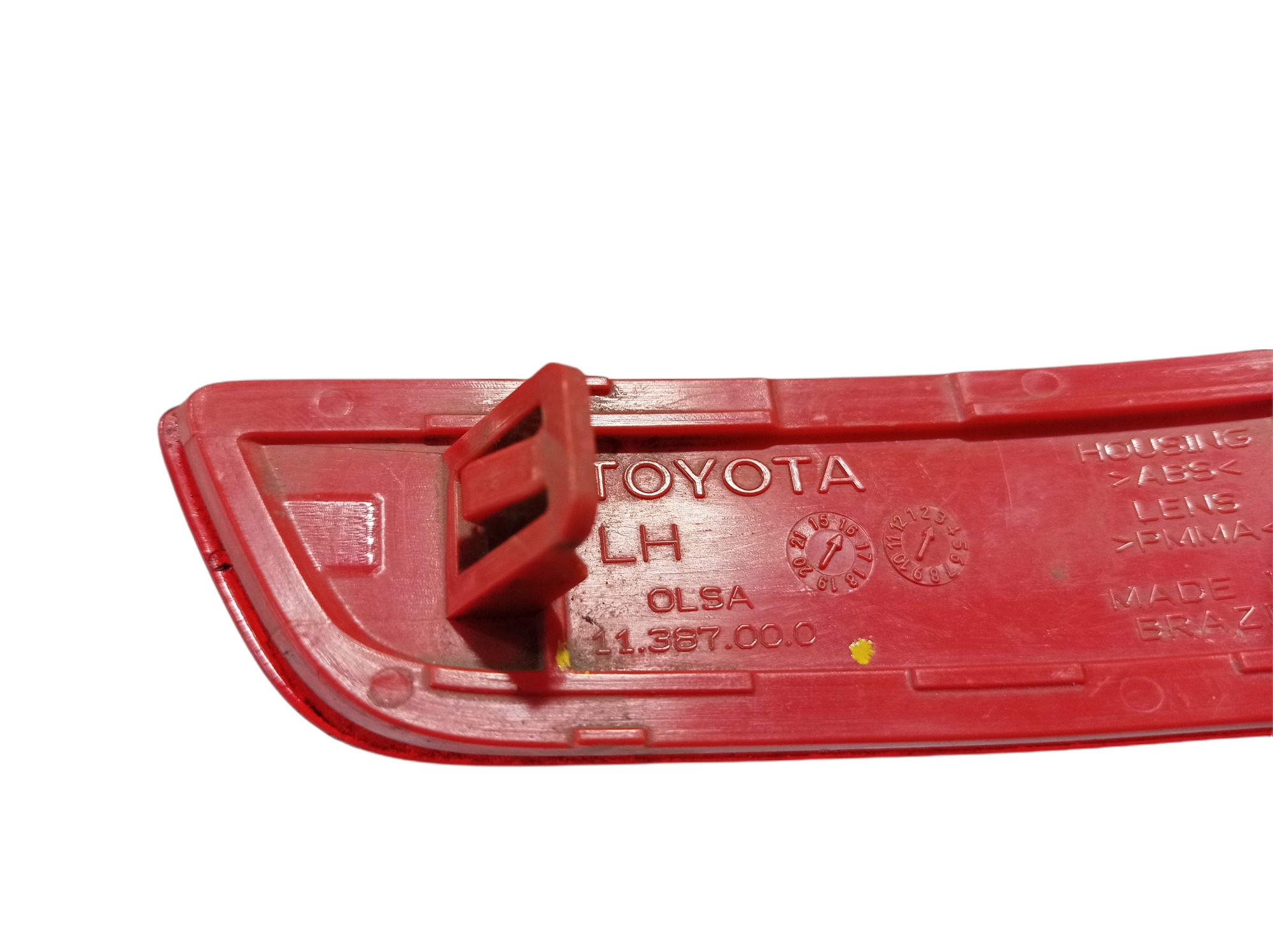 Refletor Olho Gato Tras Esquerdo Toyota Corolla 2016 V372 8