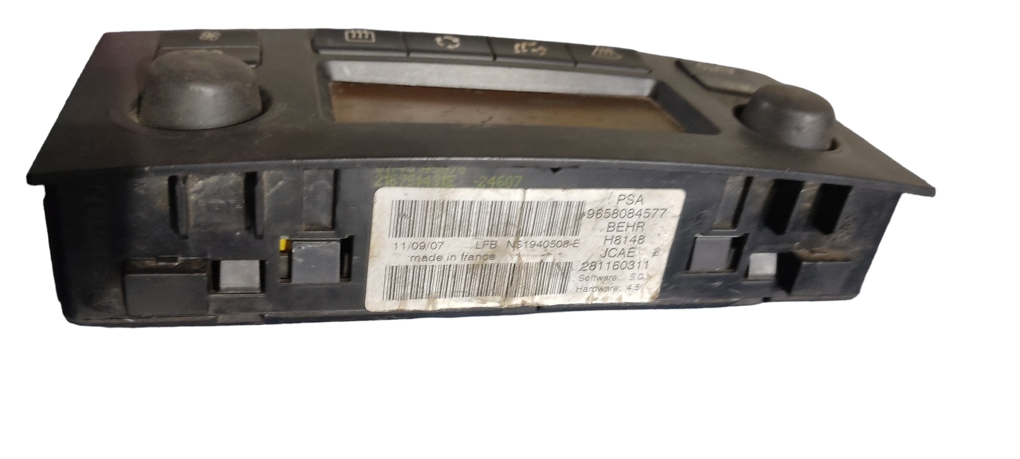 Botão Comando Ar Condicionado Citroen C4 Vtr 2.0 2008 A 2010 6
