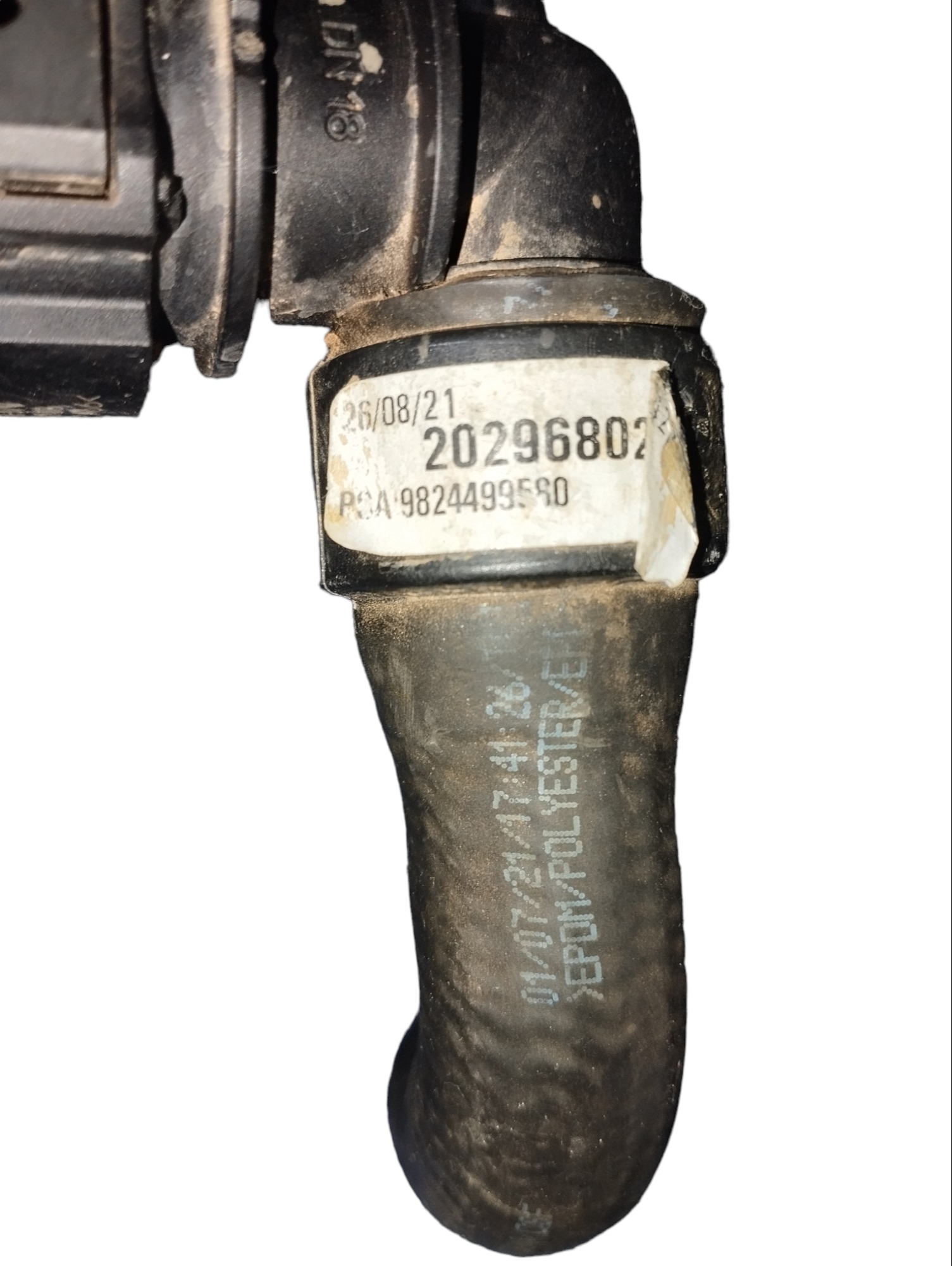 Mangueira De Água Peugeot 208 2021  2022 3