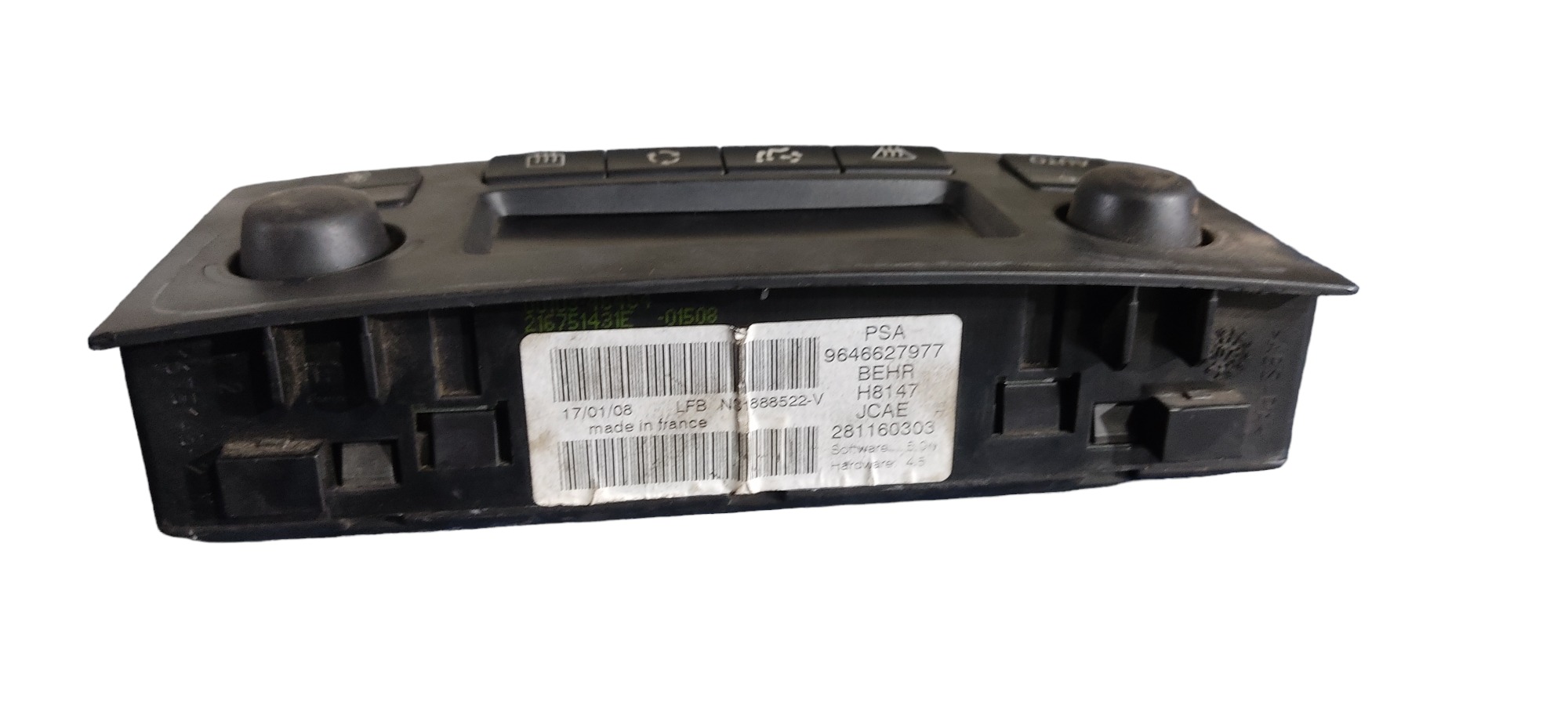 Botão De Comando Ar Condicionado Peugeot 307 216751600