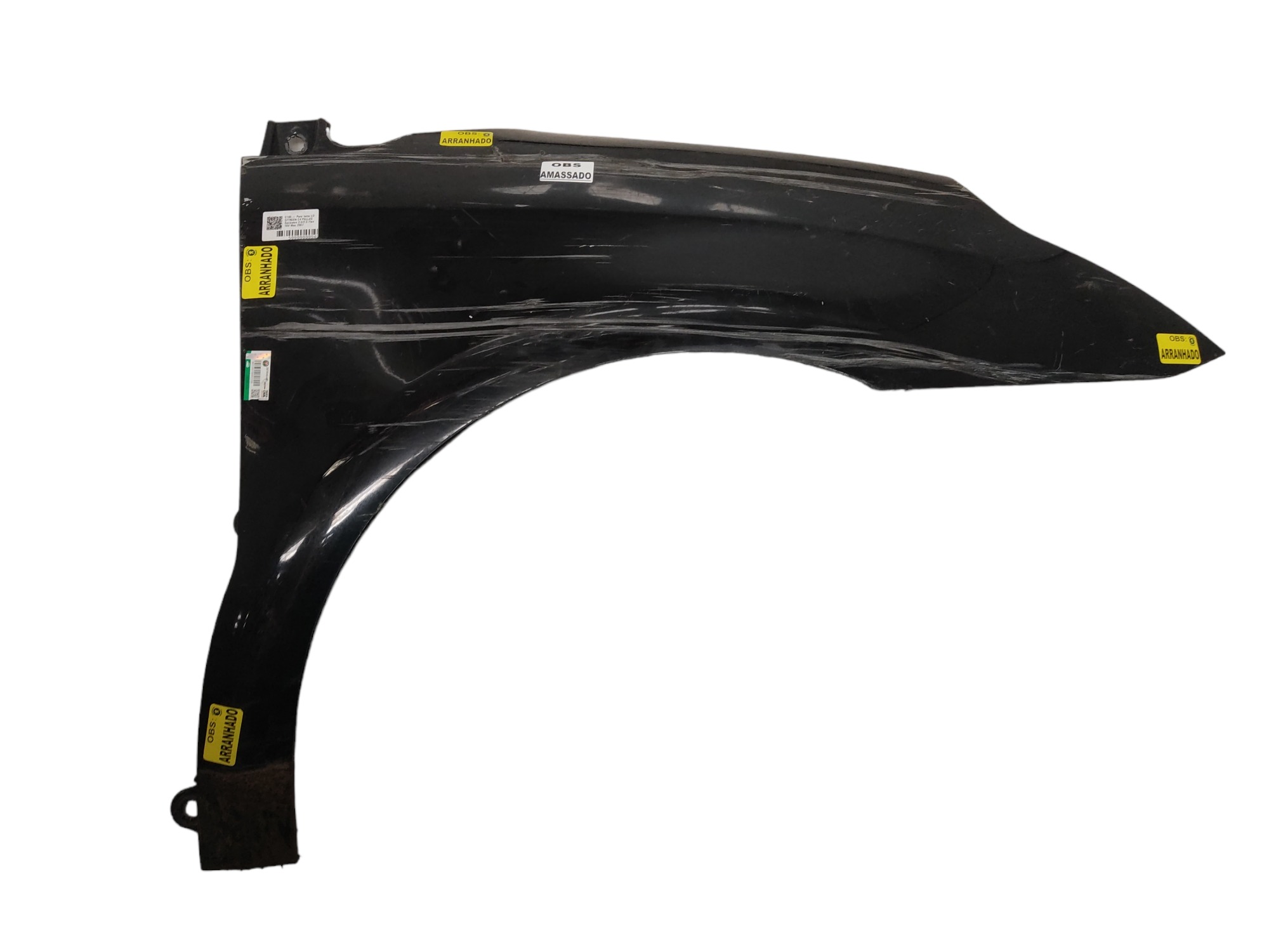 Paralama direito Citroen c4 pallas 2006 a 2011 preto