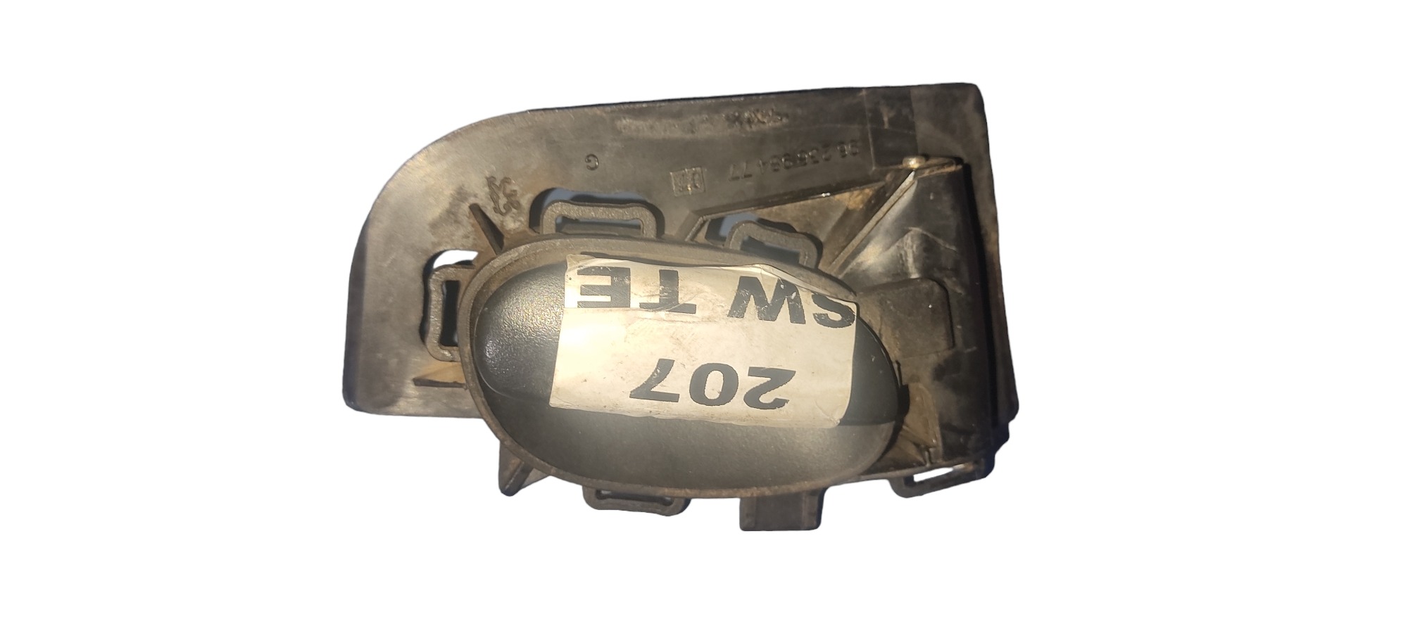Maçaneta Interna Traseira Esquerda Peugeot 207 9623698477 Preto Traseira