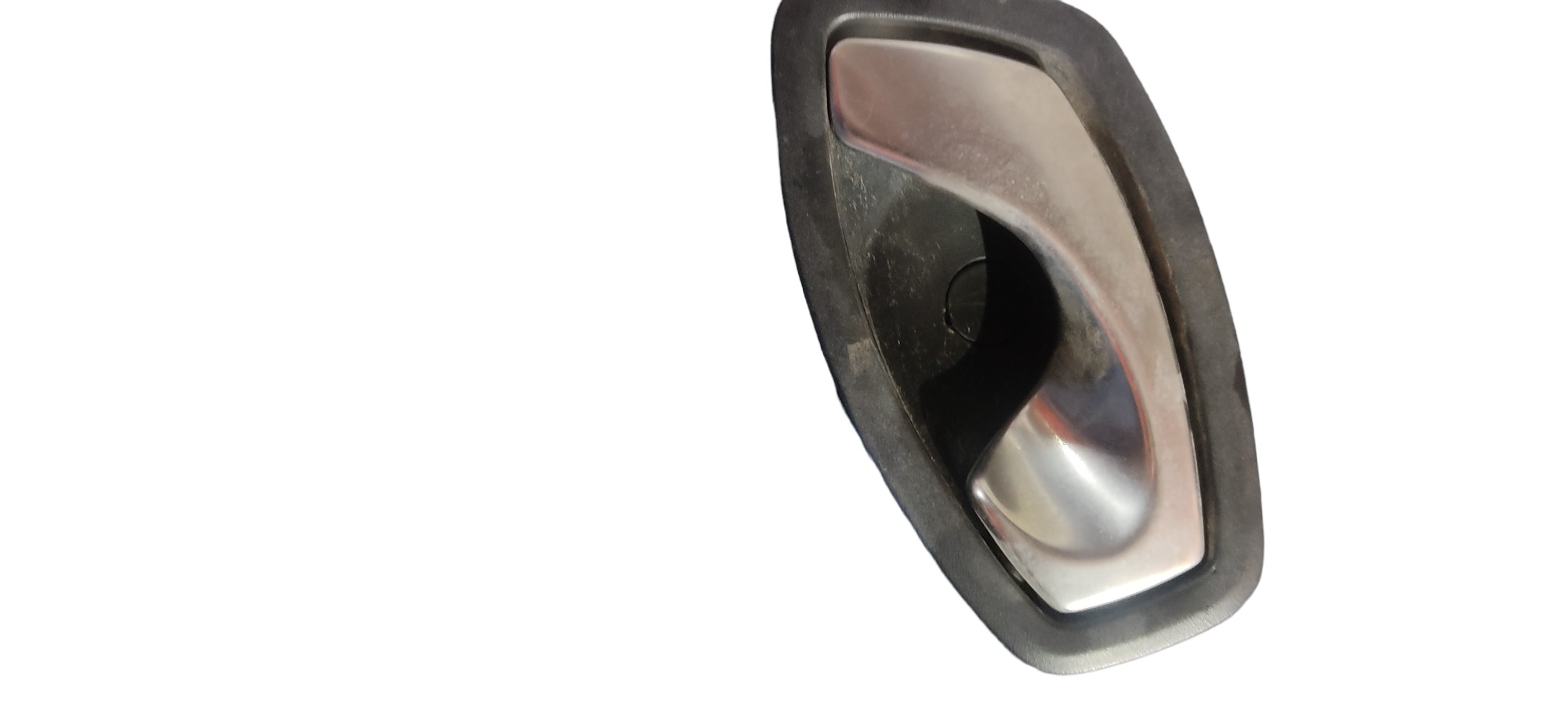 Maçaneta Interna Dianteira Esquerda Renault Fluence Captur . Prata Com Preto Dianteira 4