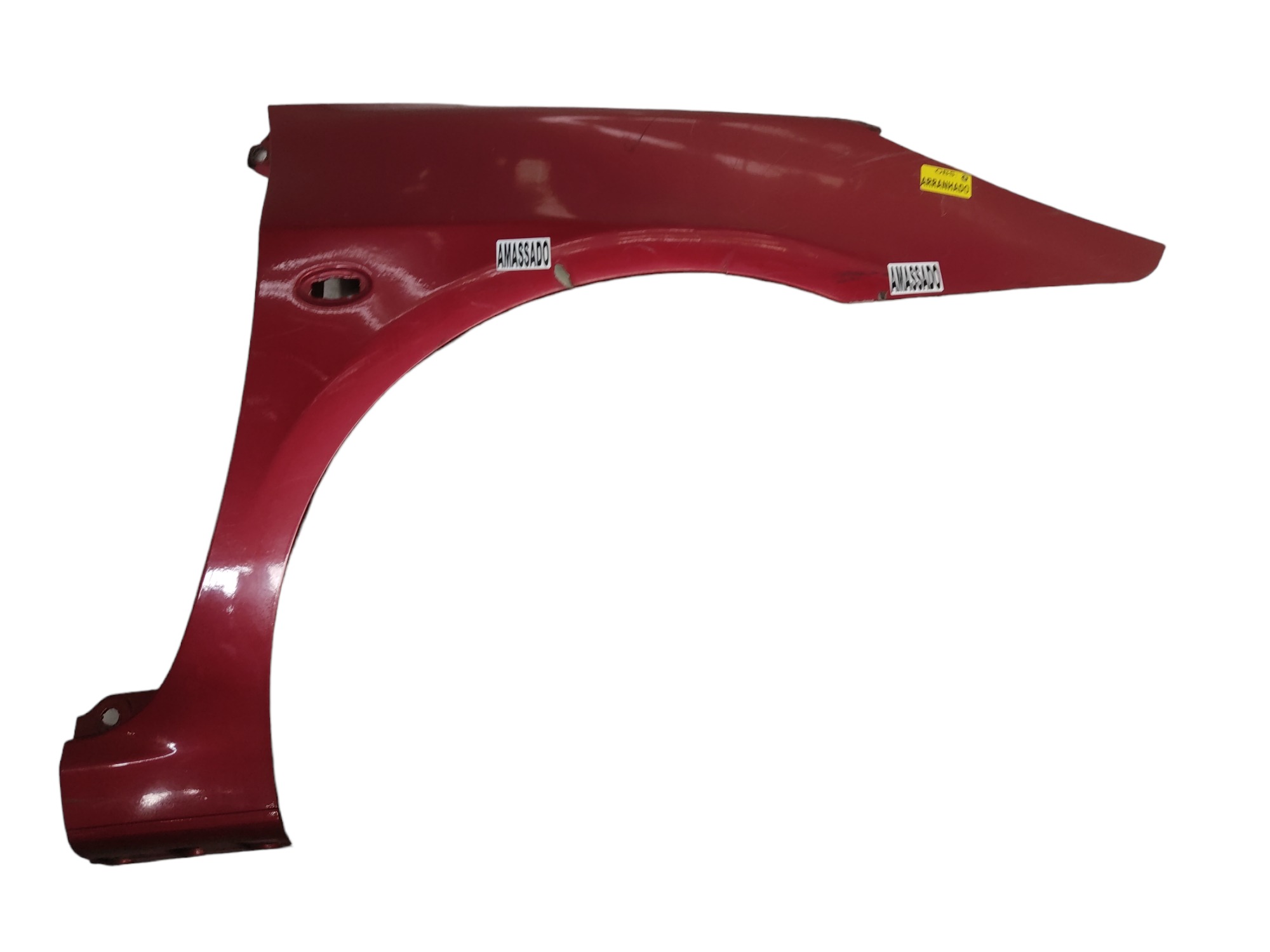 Paralama direito Peugeot 307 2003 a 2017 vermelho