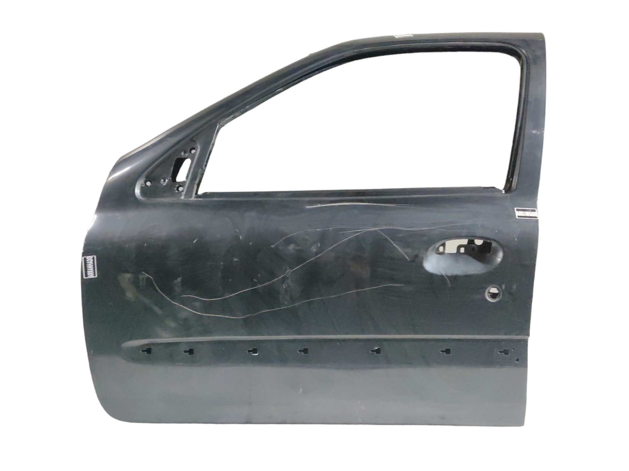 Porta Dianteira Esquerda Renault Clio 2000 A 2012 Preto Preto
