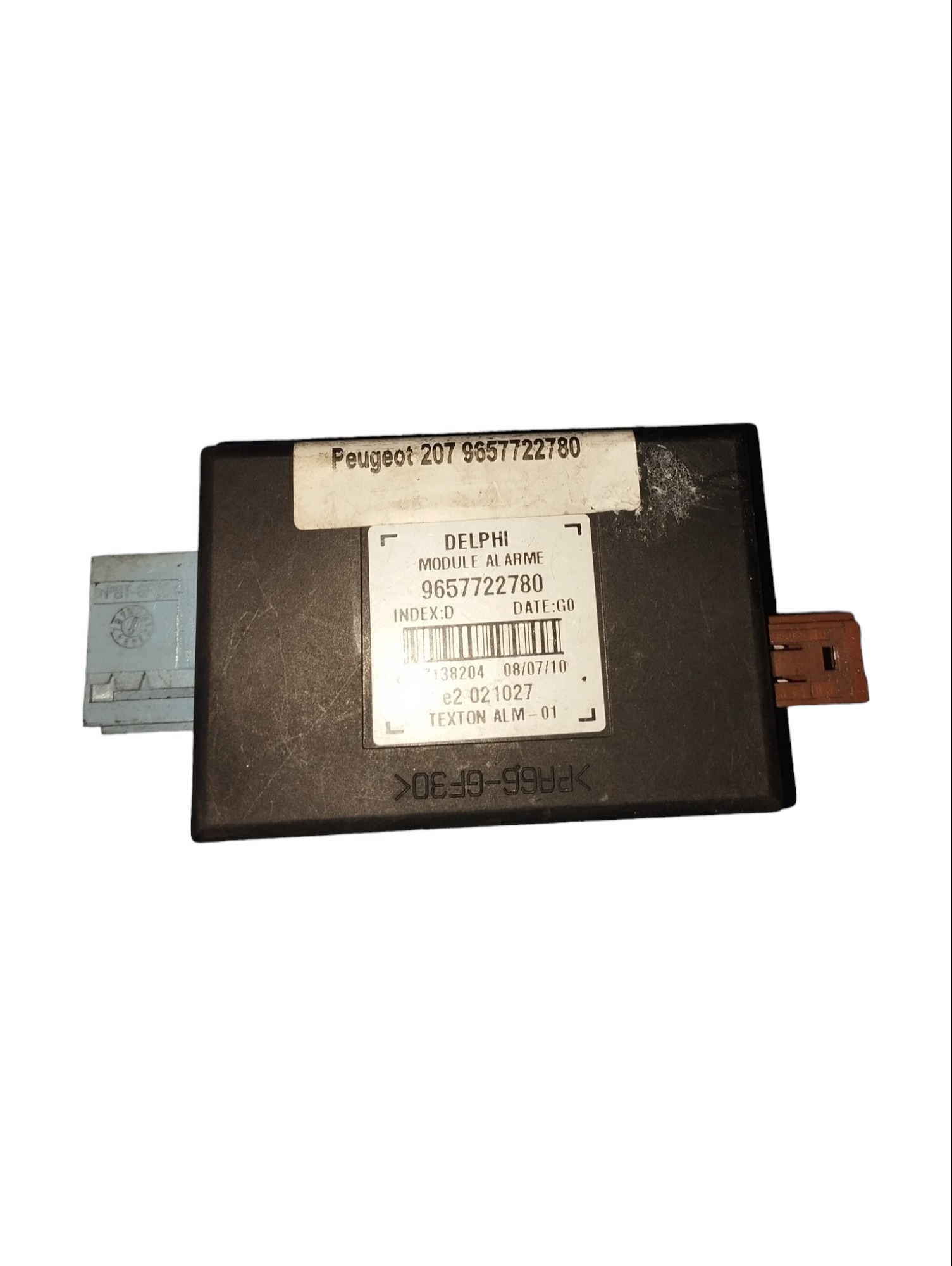 Modulo Central Alarme Peugeot 207 9657722780