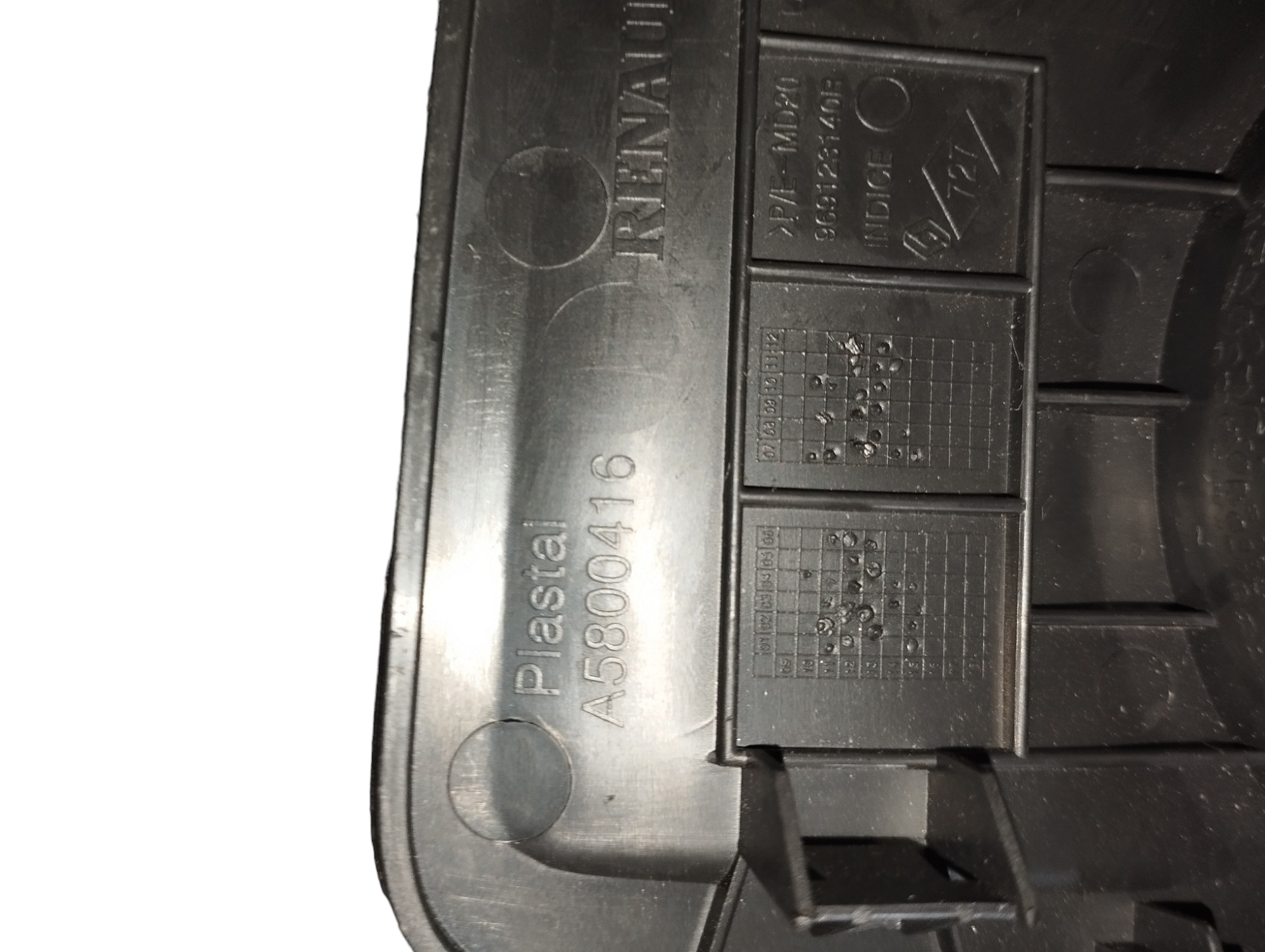 Moldura  Dê Porta Copos Renault Fluence 2015 2.0 16v Preto 4