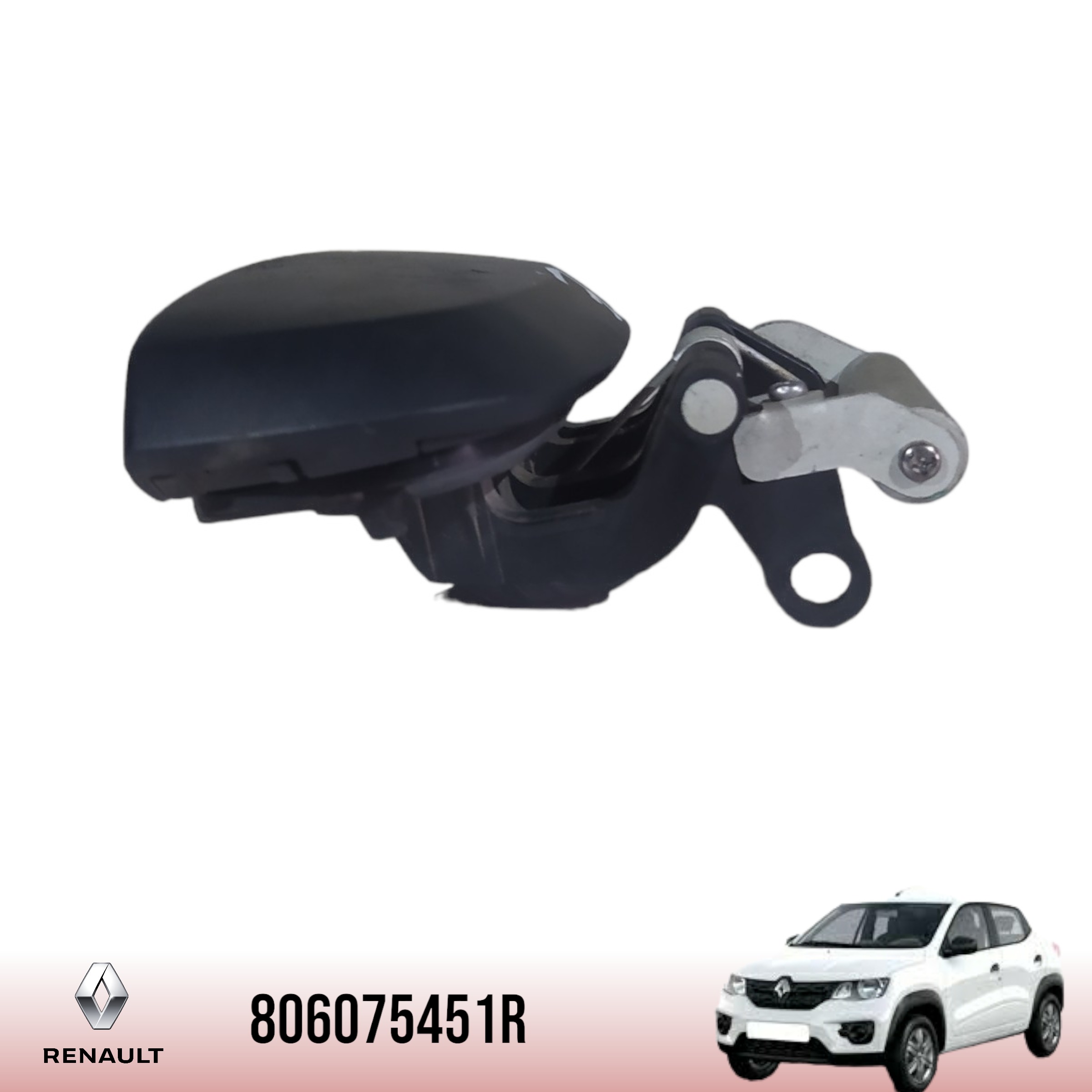 Maçaneta Externa Tras Esquerda Renault Kwid 2022 806075451r 4