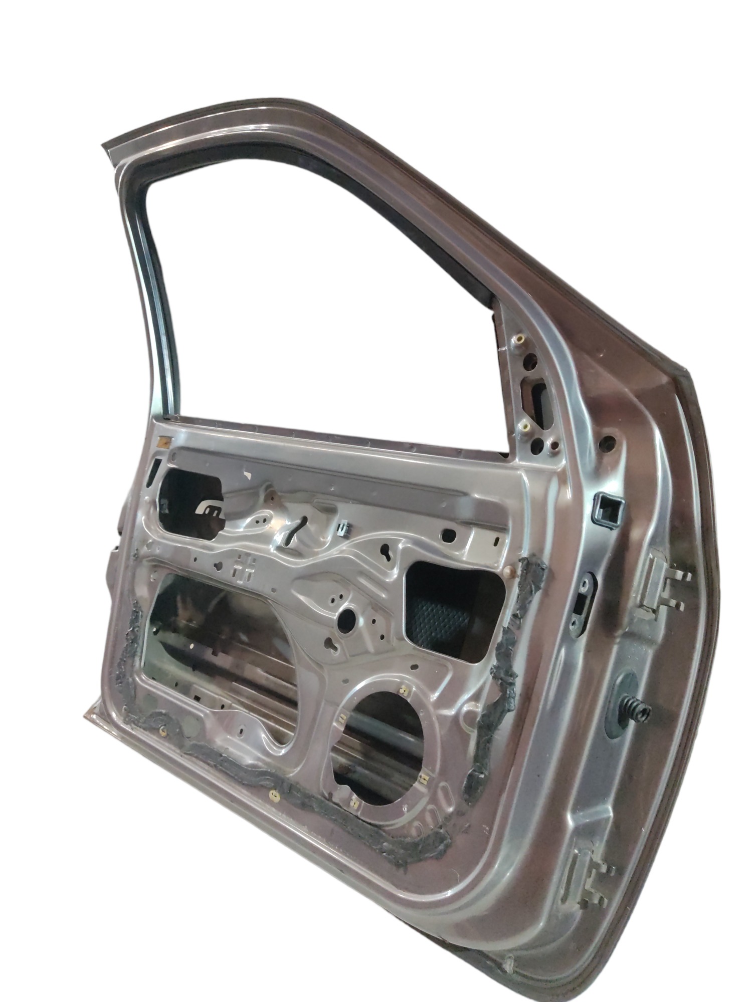 Porta Dianteira Esquerda Renault Clio 2000 A 2012 Cinza  Esquerdo Cinza