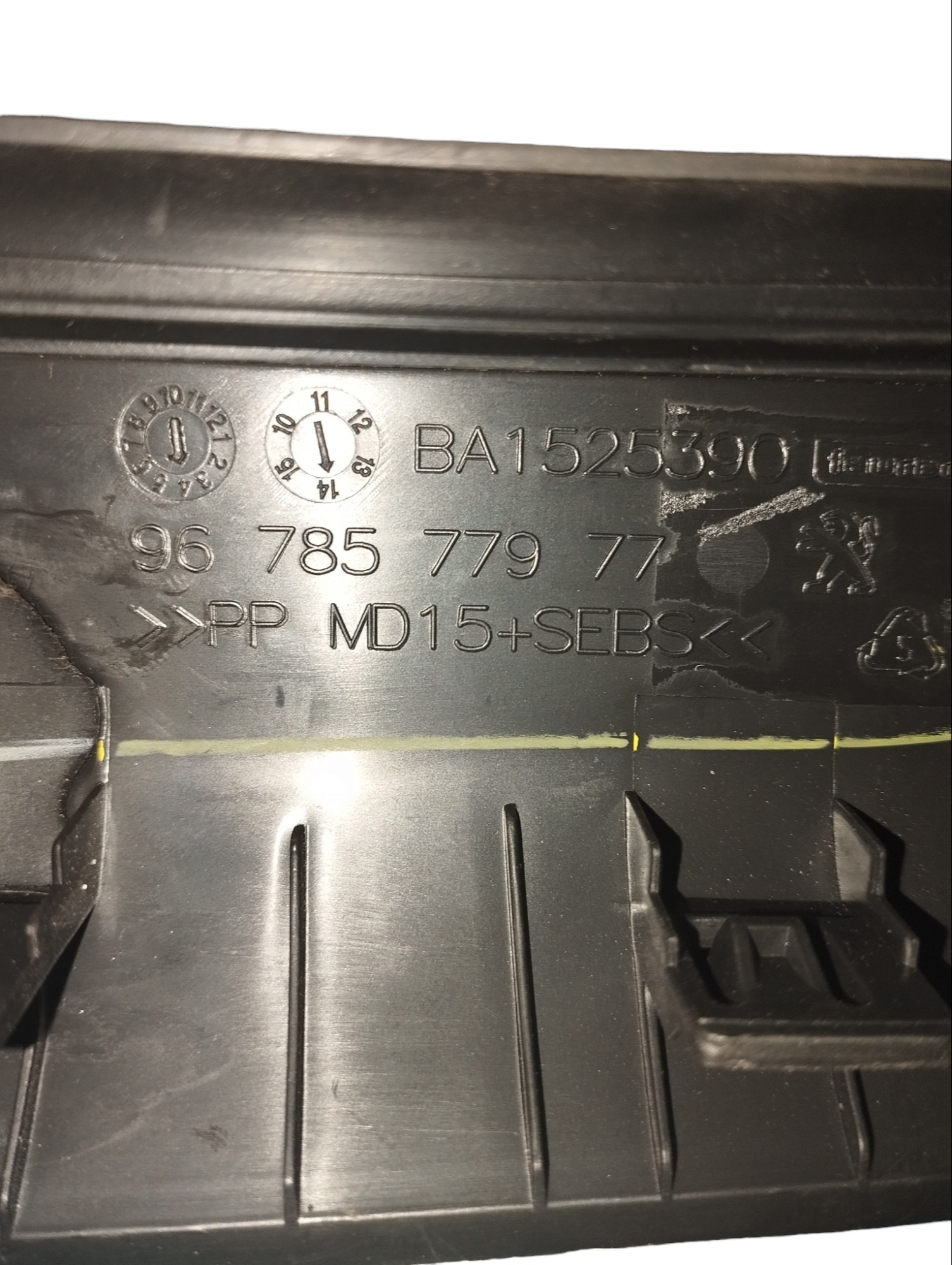 Acabamento Alavanca Freio Mão Peugeot 208 2015 9678577977 3