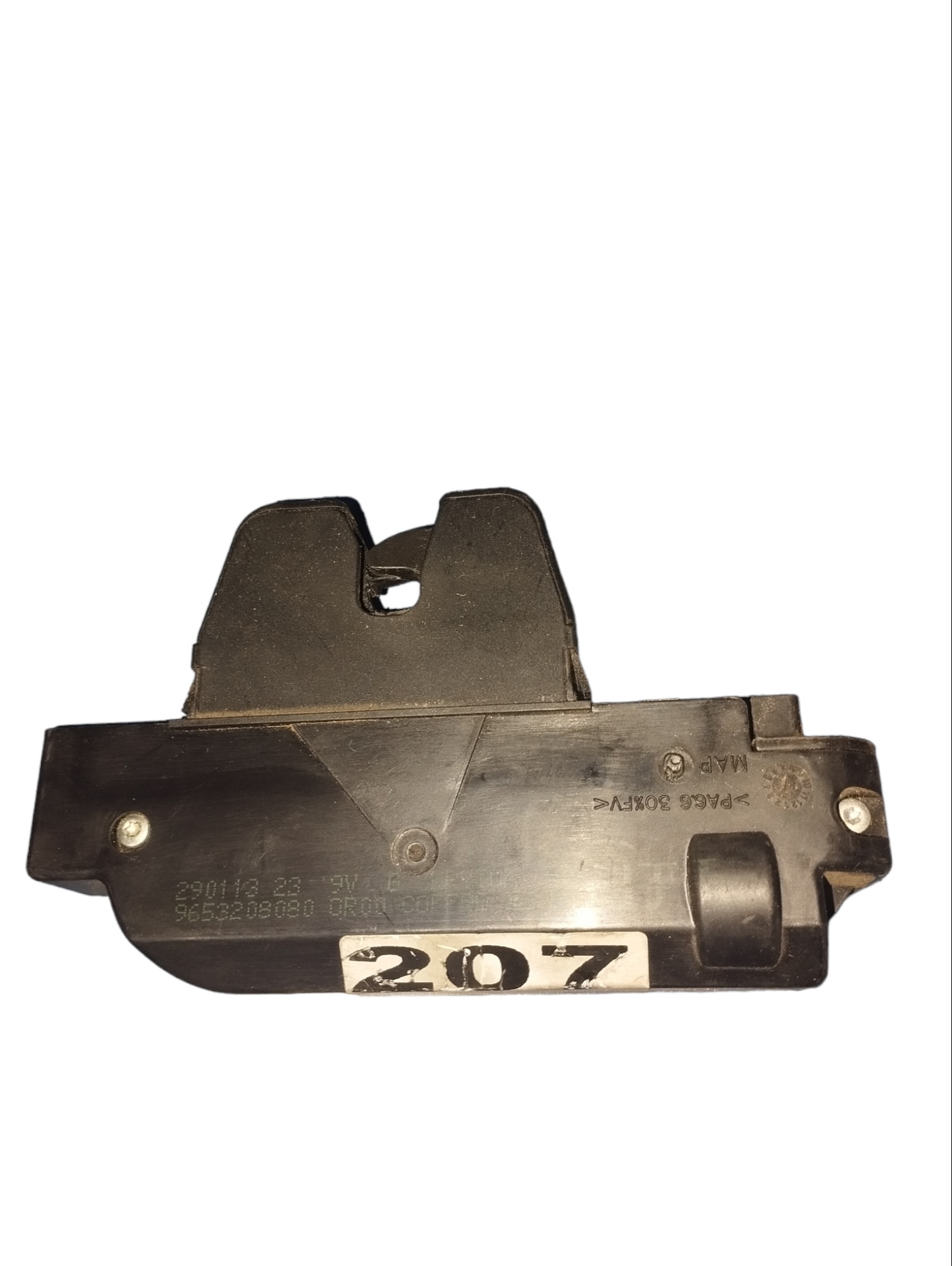 Fechadura Eletrica  Esquerdo Peugeot 207 2013 A 2016 Preto