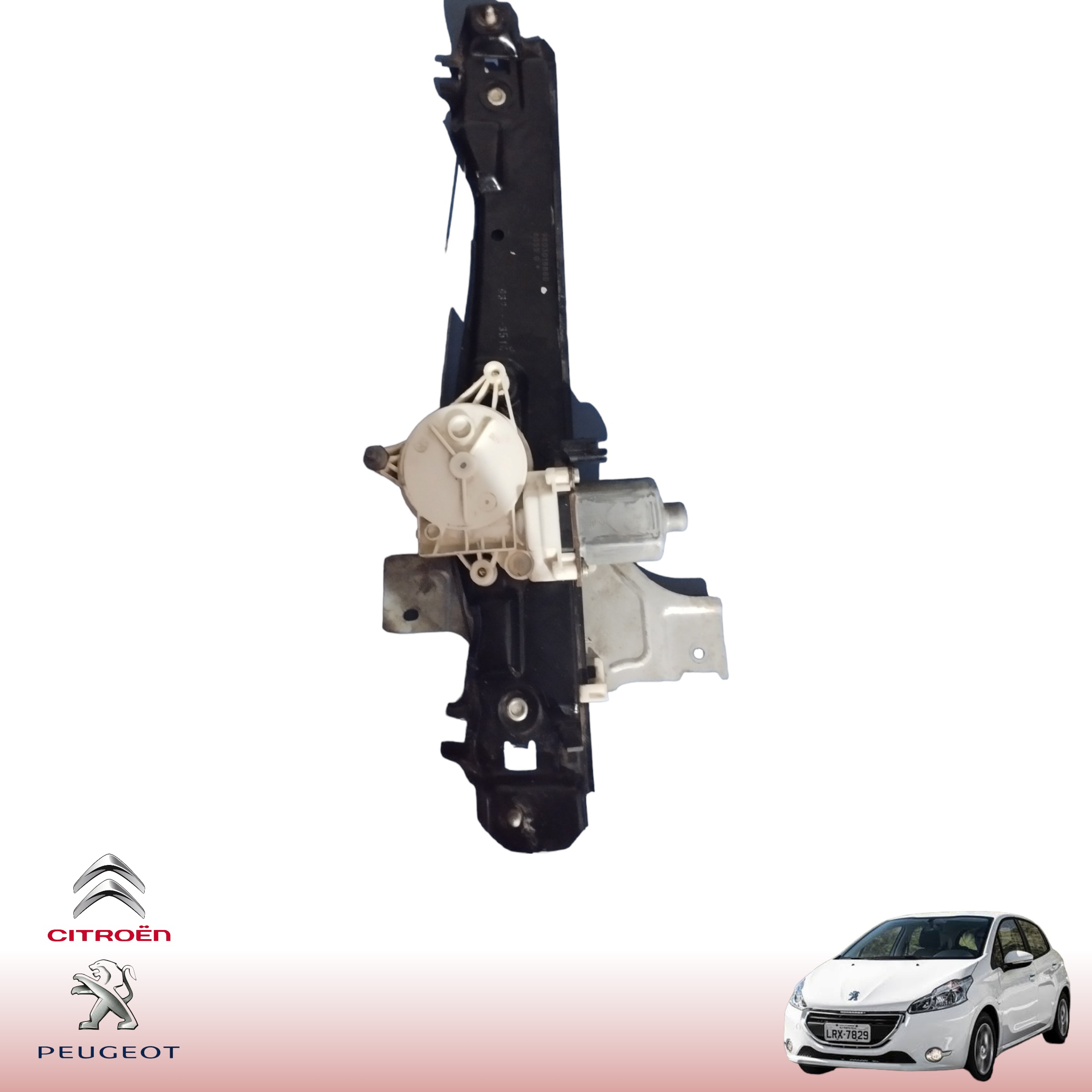 Máquina Vidro Traseira Esquerda Peugeot 208 2015 9803018880 8