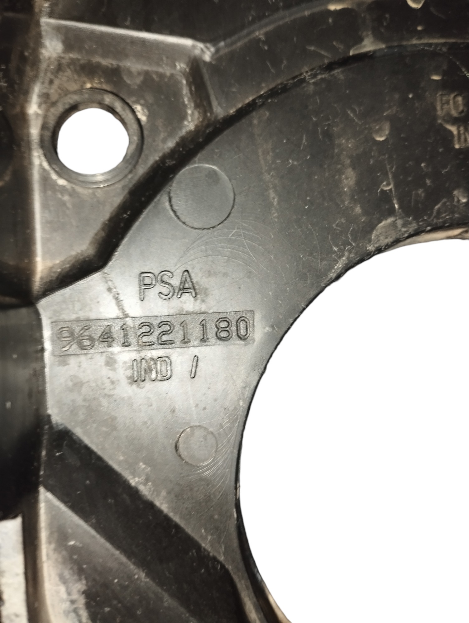 Capa Inferior Correia Dentada  Pequena 206 1.4 8v 9641221180 2