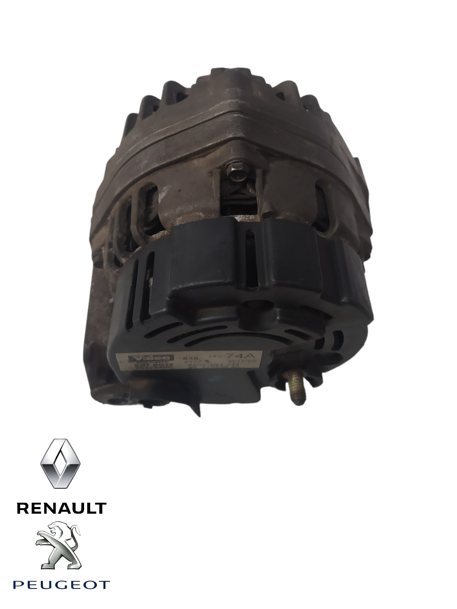 Alternador Peugeot 206 Sandero Logan Clio Kangoo 9647983680 1