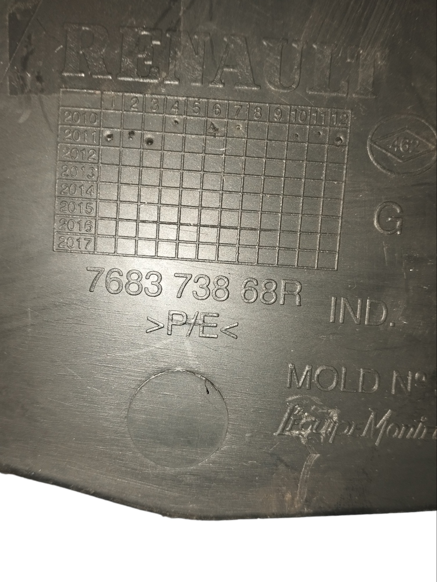 Acabamento Soleira Dianteira Esquerda Renault Fluence 11a18 3