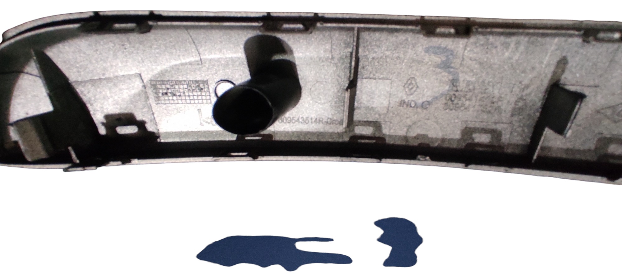 Acabamento Puxador Porta Dianteiro Esquerdo Renault Sandero 6