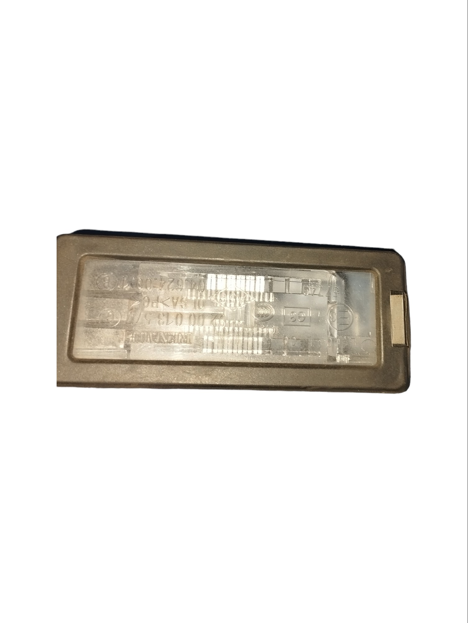 Luz De Placa Renault Duster  Logan Fluence  Captur
