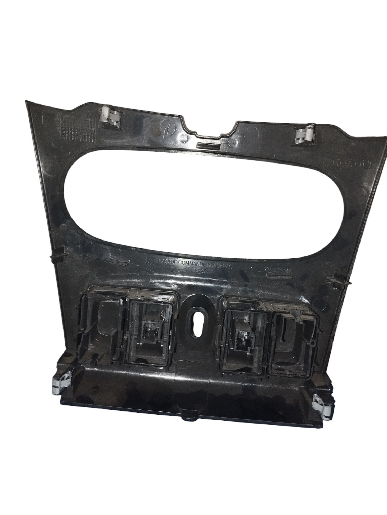 Moldura Central Botão Renault Duster Sandero Logan 275000884R 2