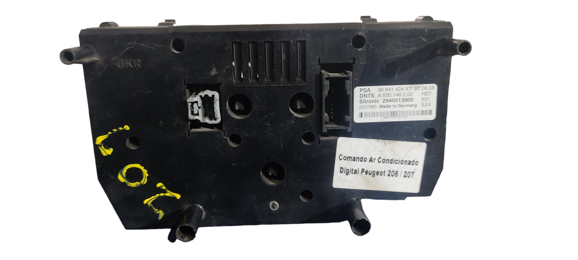 Botões De Comando Ar Condicionado Peugeot 207 96841424xt 2