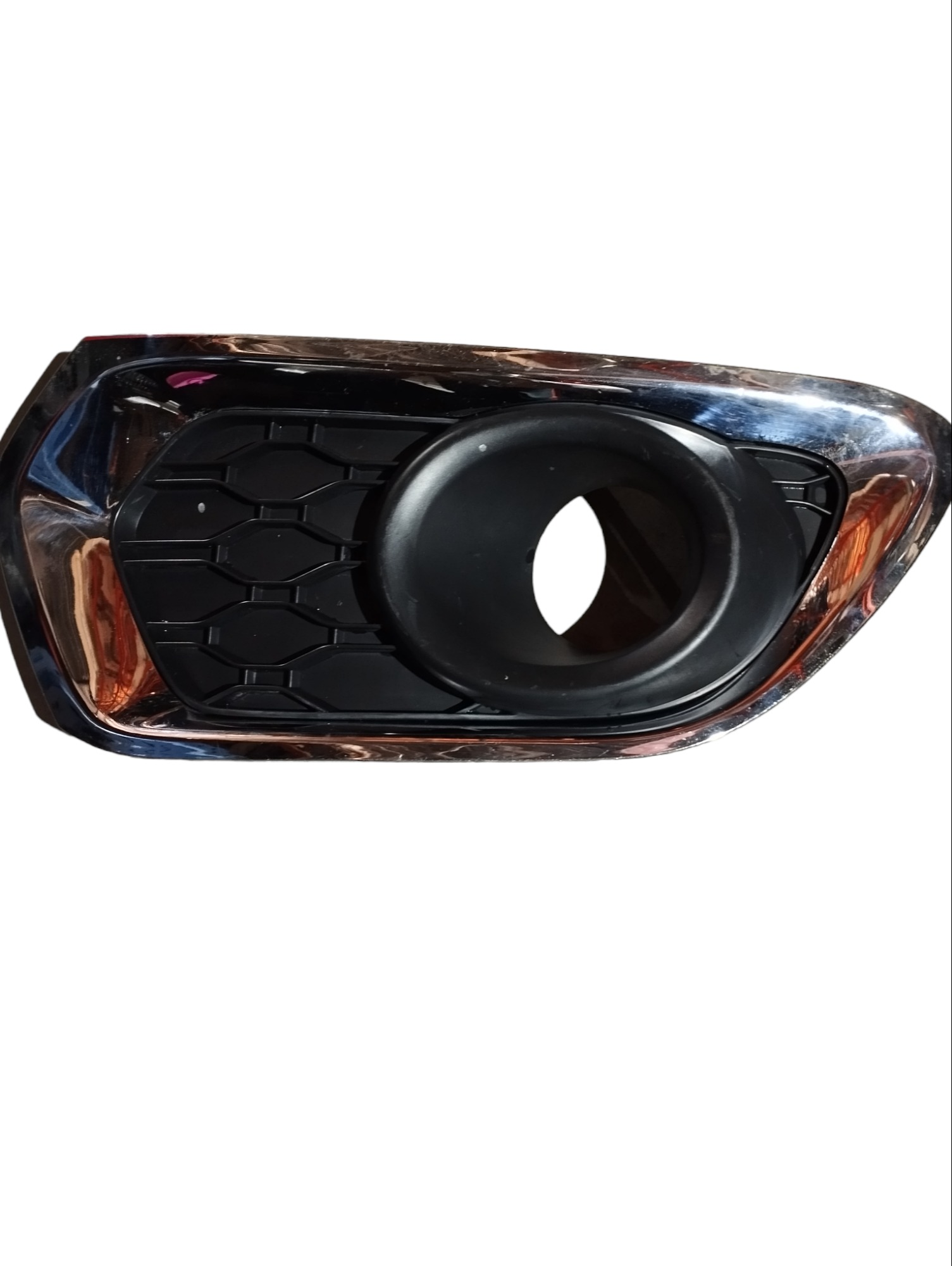 Moldura  Do Farol Milha  Esquerdo  Dianteiro Renault Sandero Esquerdo 1