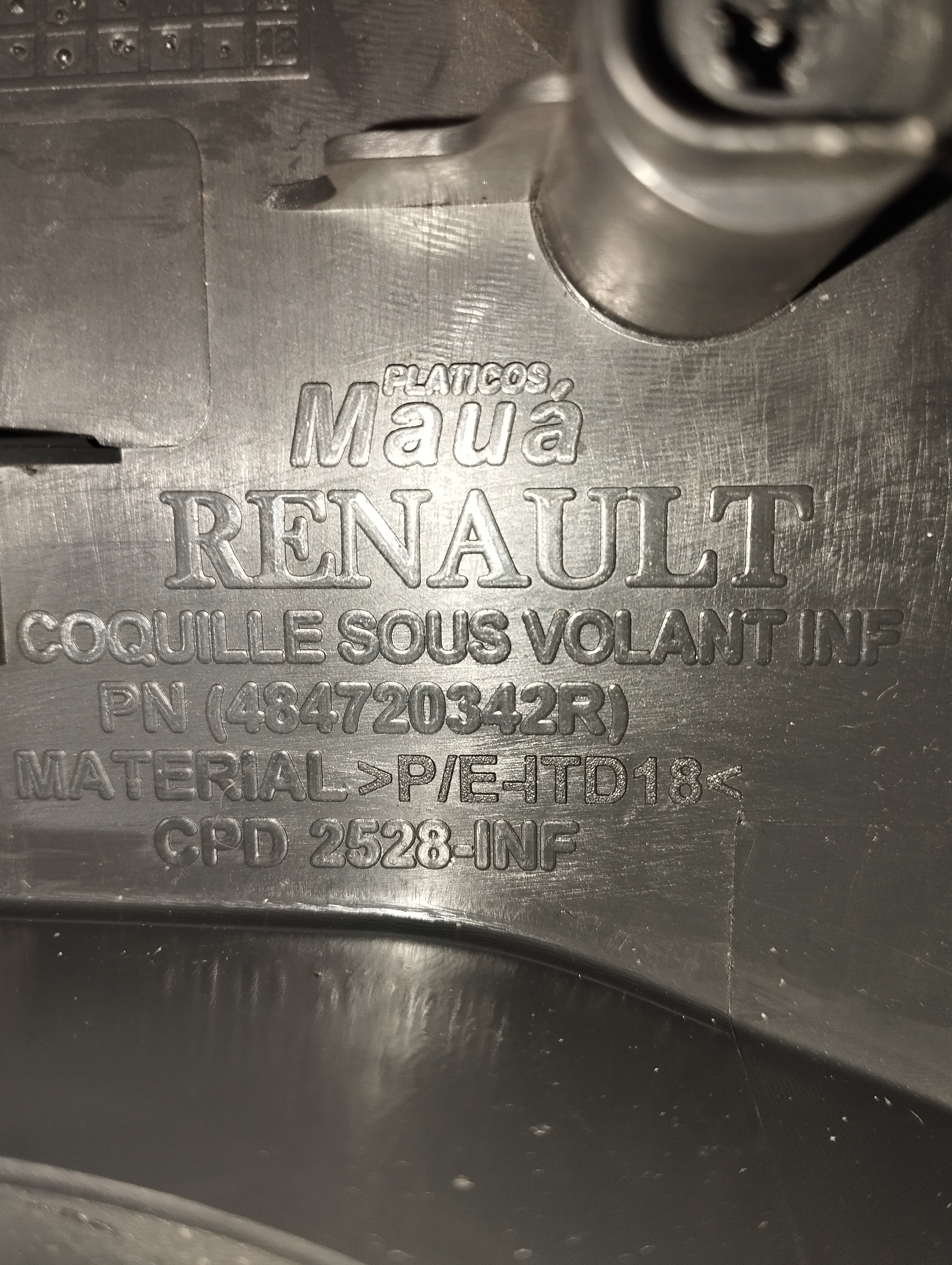 Acabamento Moldura Coluna Direção Renault Duster 2019 3