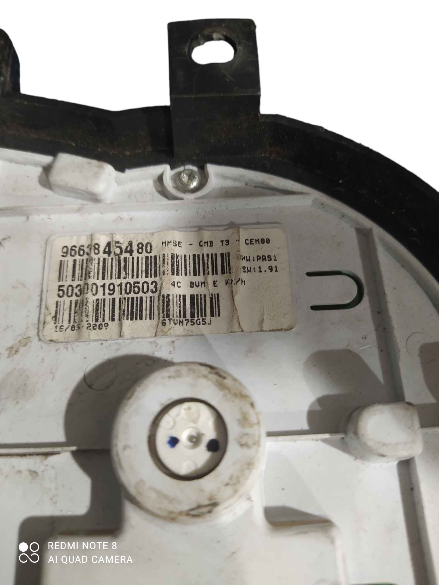 Velocímetro Painel De Instrumentos Peugeot 207 1.4 2010 Preto 3