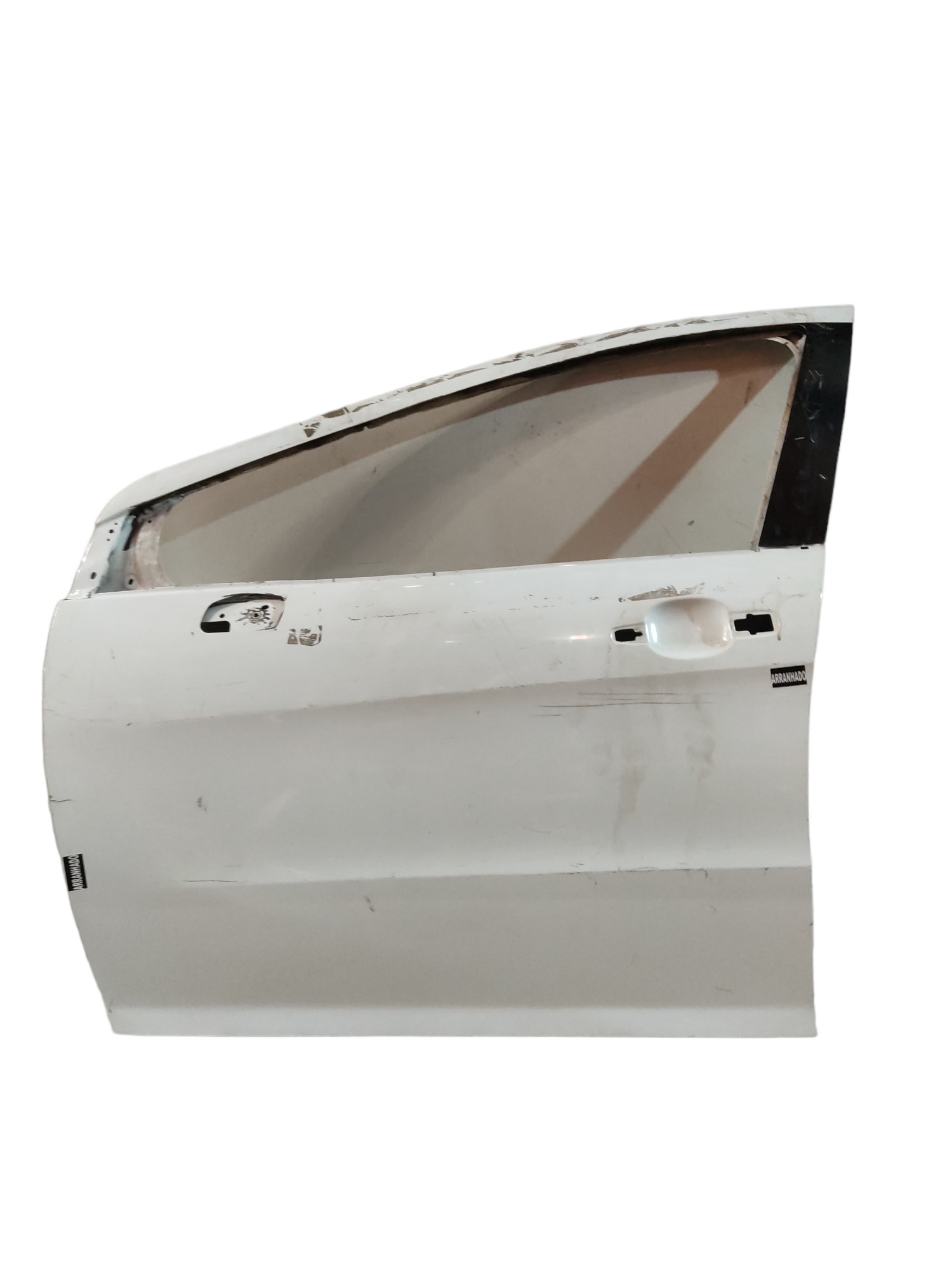 Porta Dianteira Esquerda Peugeot 308 2012 A 2017 Branca  Branco