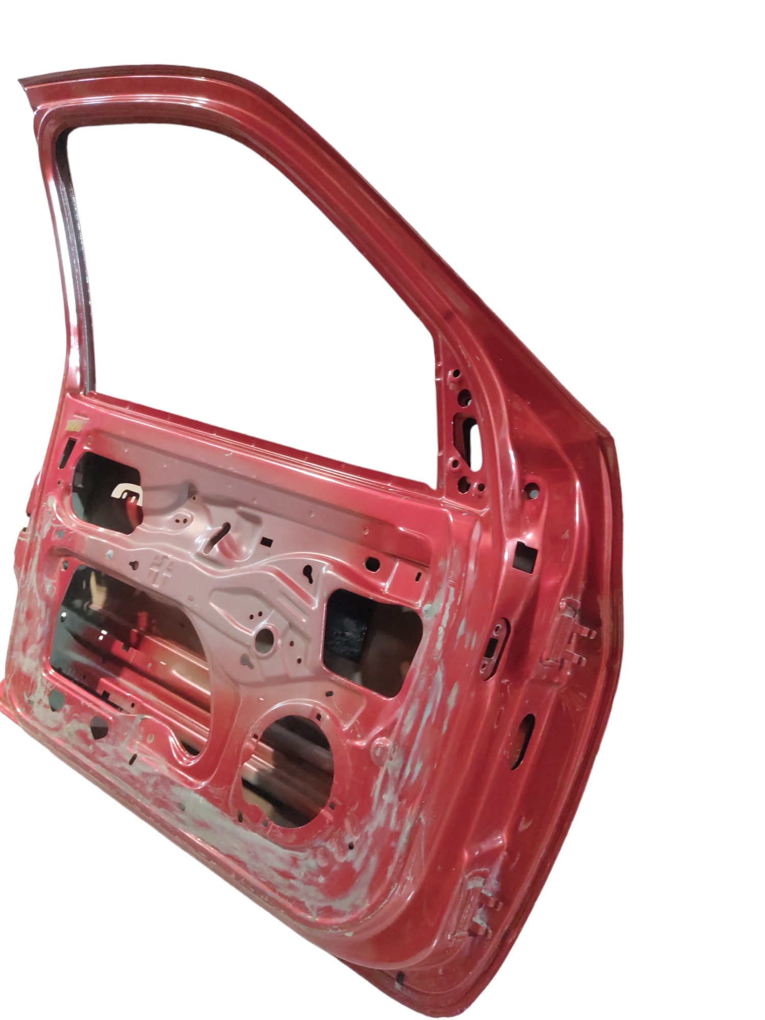 Porta dianteira esquerda Renault clio 2000 a 2012 vermelho