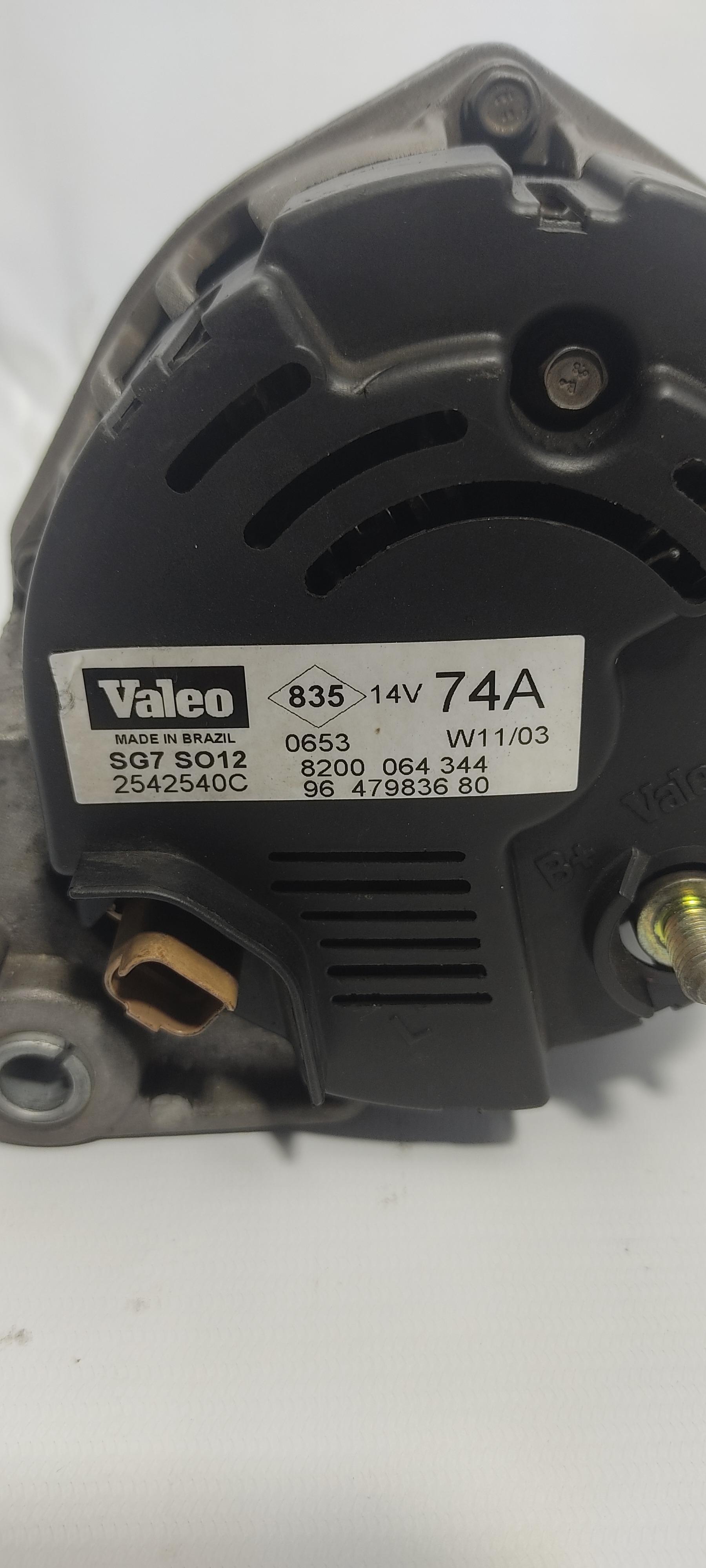 Alternador Renault Clio Kangoo 1.0 8v 9647983680 4