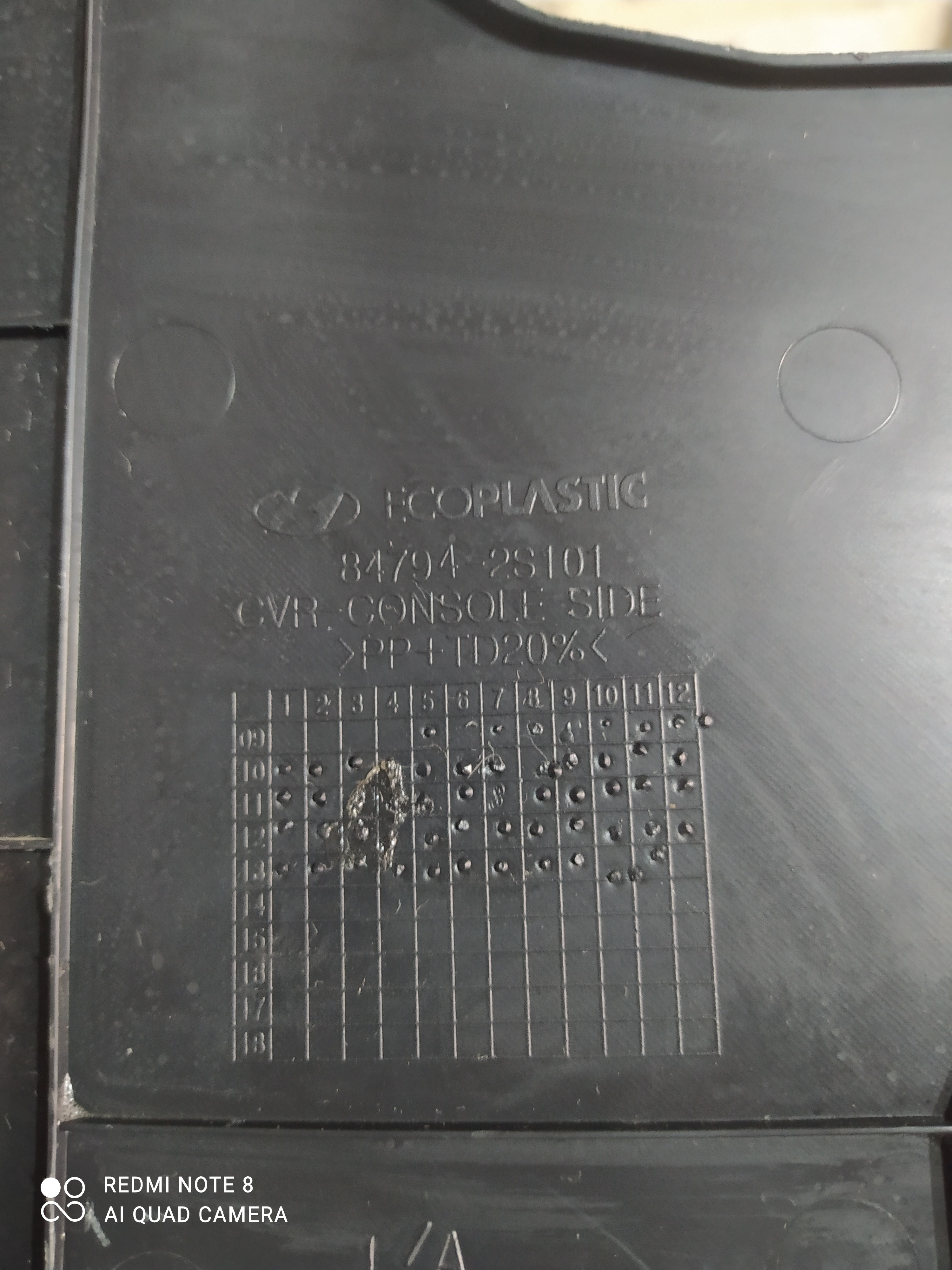 Acabamento Do Console Lado Esquerdo Hyundai Ix35 2014 3