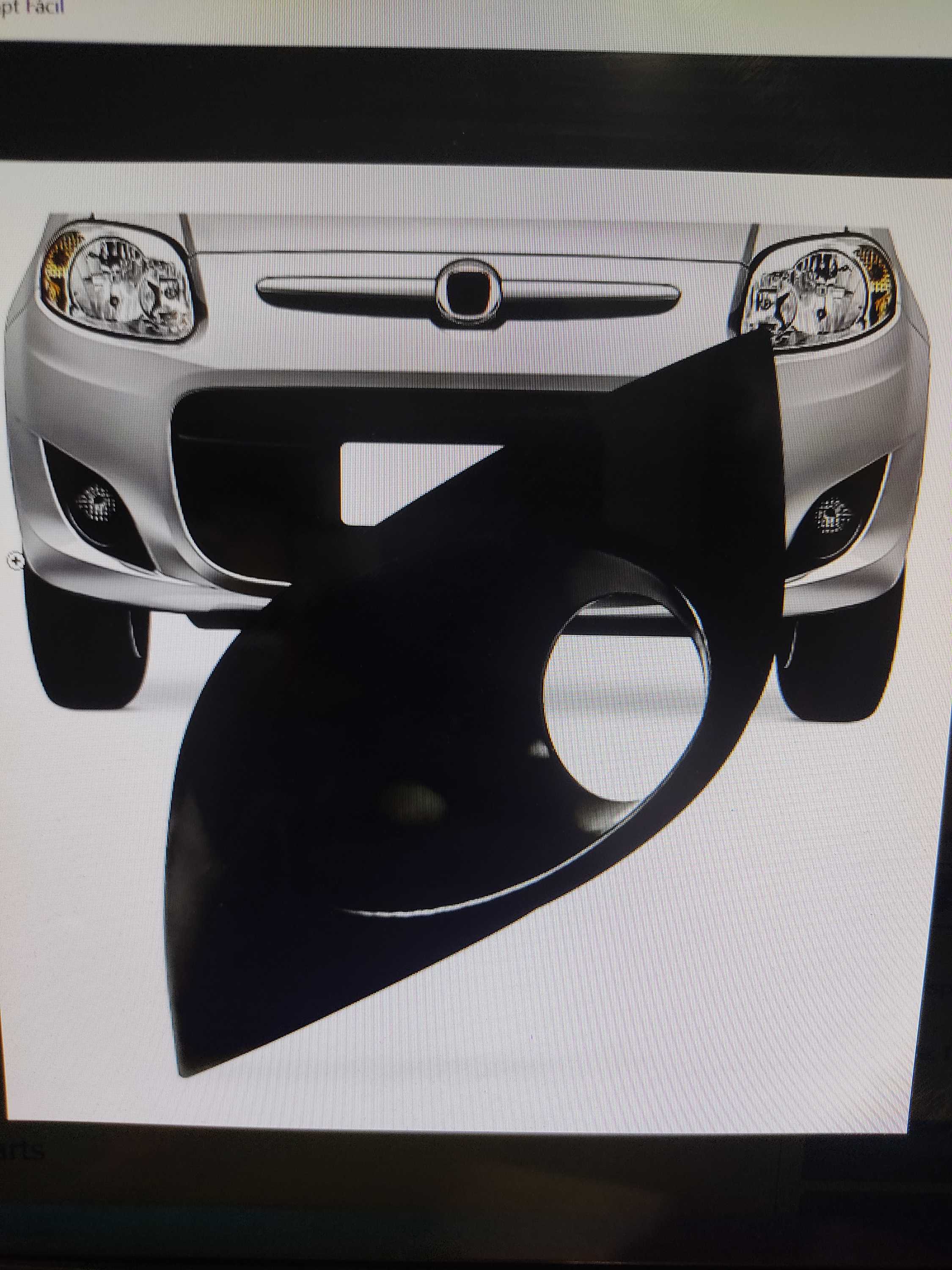 Grade Farol Milha Novo Palio Atractive 12 A 16 C/furo Direit Direito