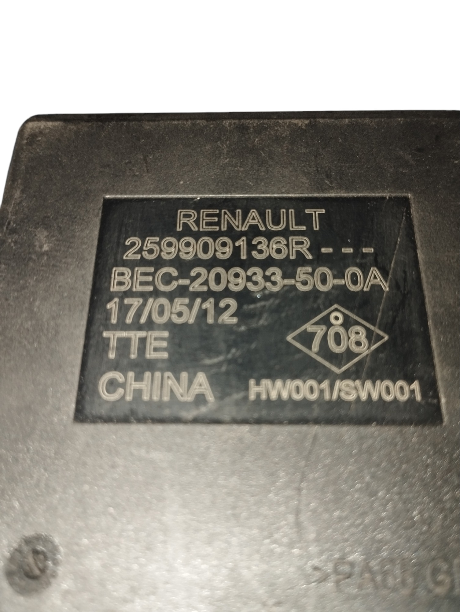 Modulo Sensor Estacionamento Renault Duster 2012 A 2016 3