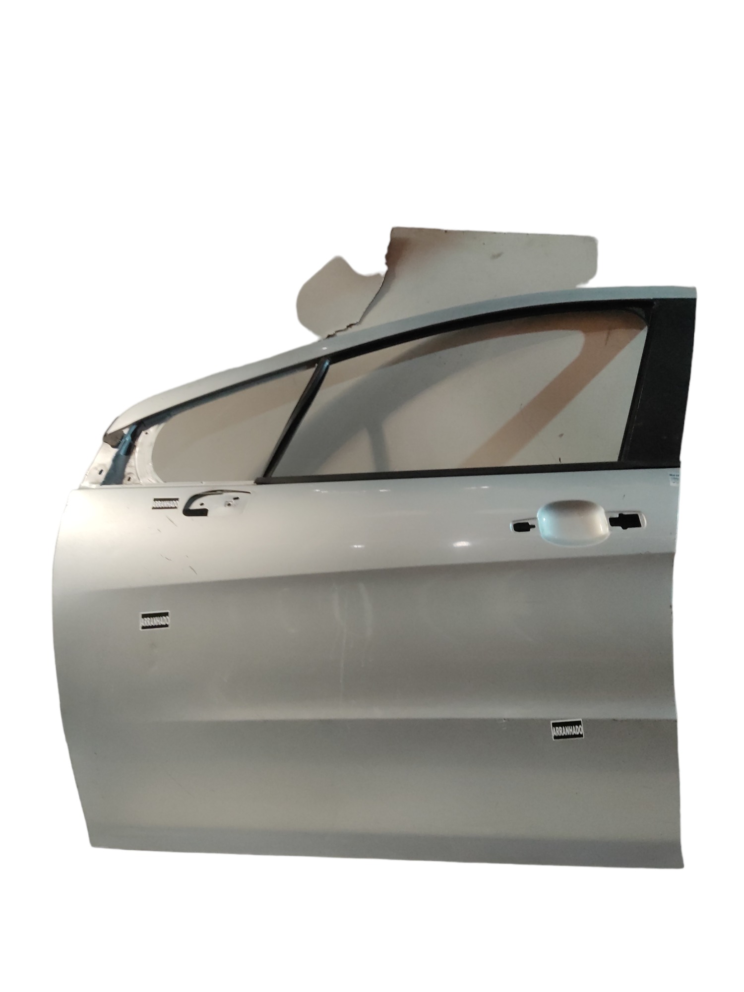 Porta Dianteira Esquerda Peugeot 408 2011 A 2016 Prata Prata