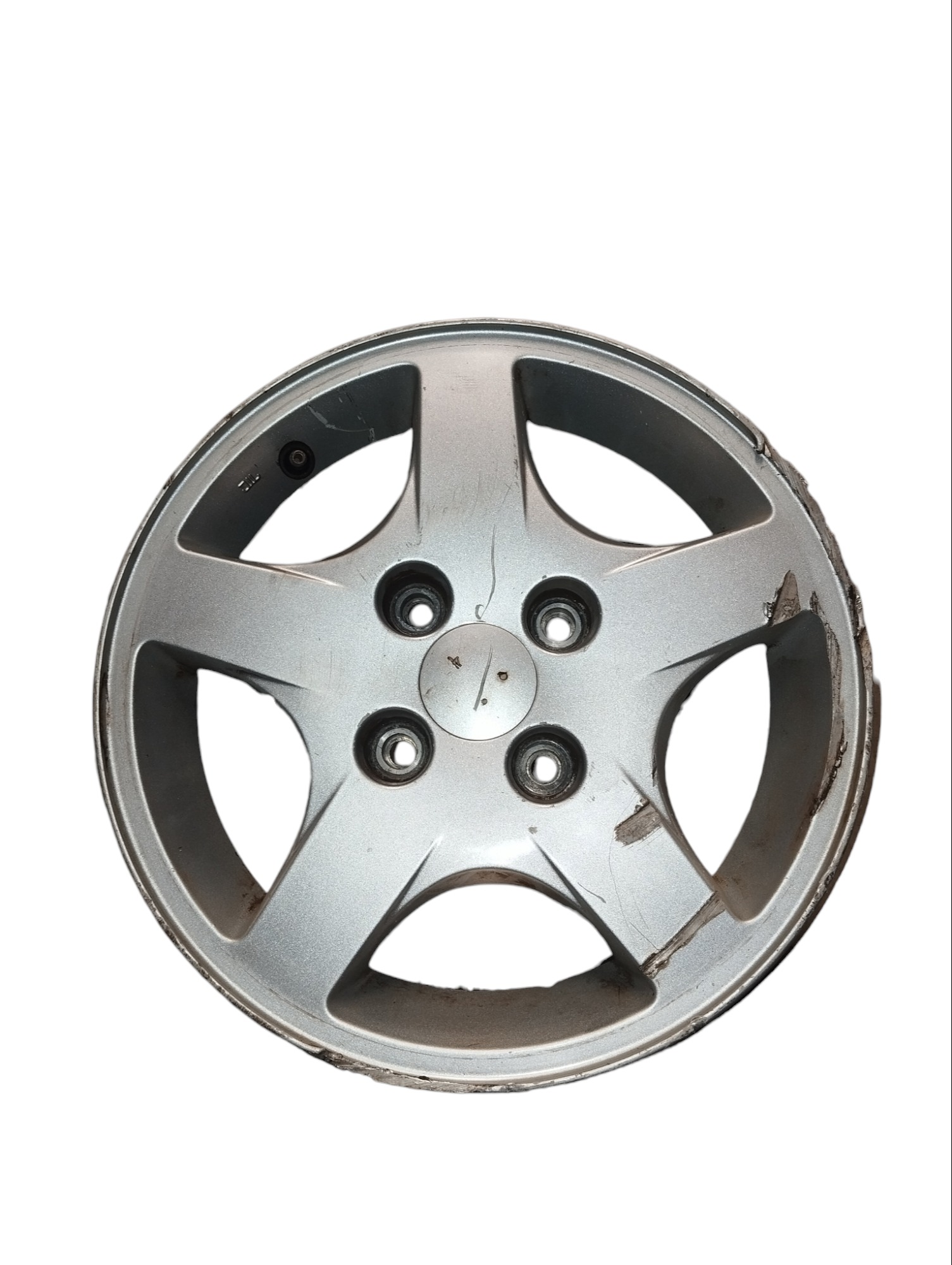 Roda Liga Leve Aro 14 Peugeot 206 Cinza
