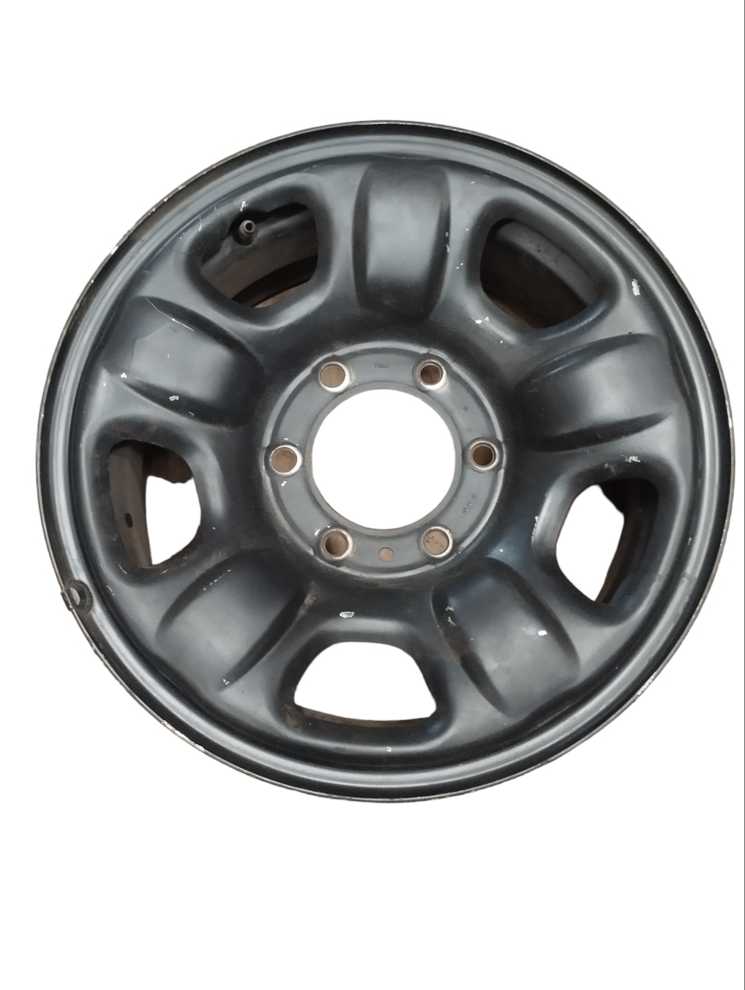 Roda De Ferro Aro 16 Chevrolet S10 Preto