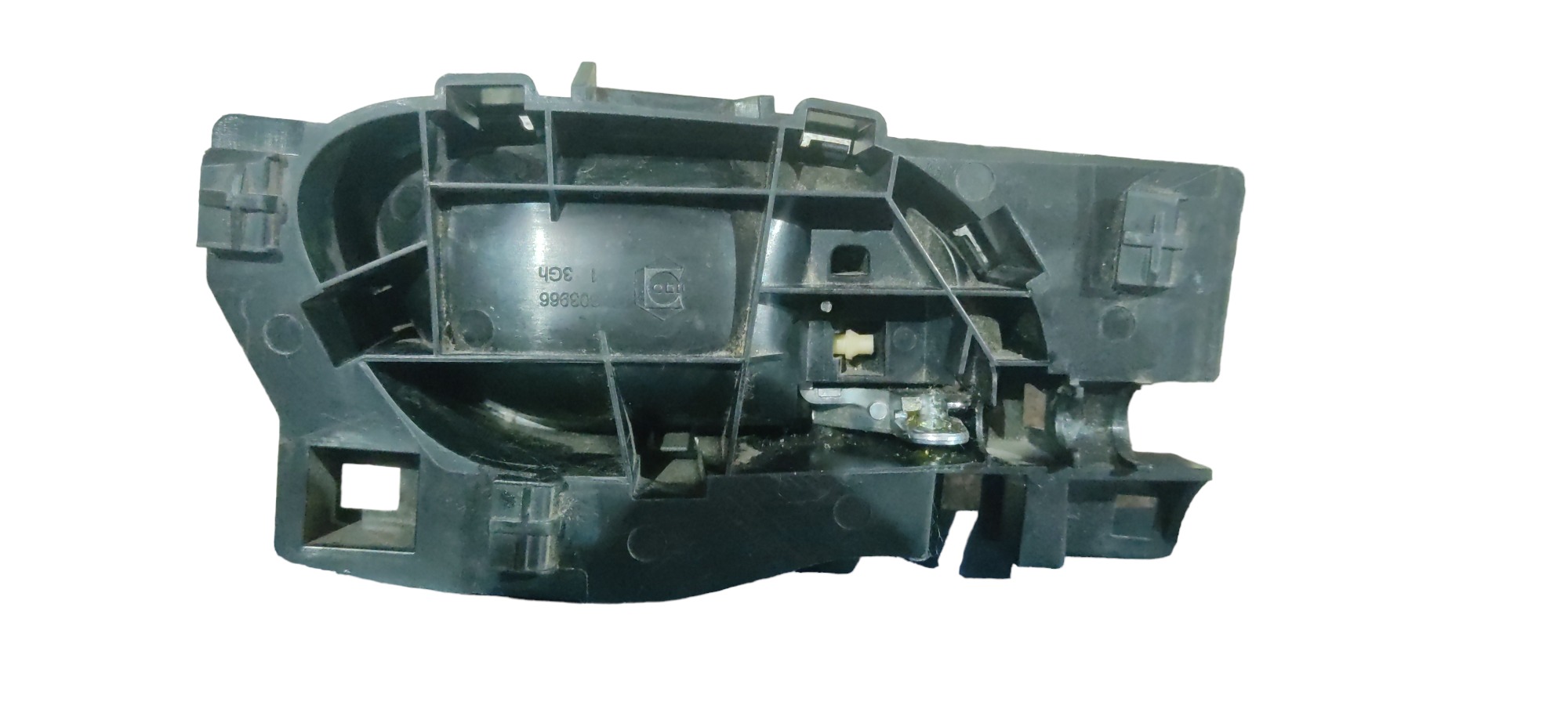 Maçaneta Interna Dianteira Esquerda Peugeot 208 2013 A 2020 Cromado Dianteira