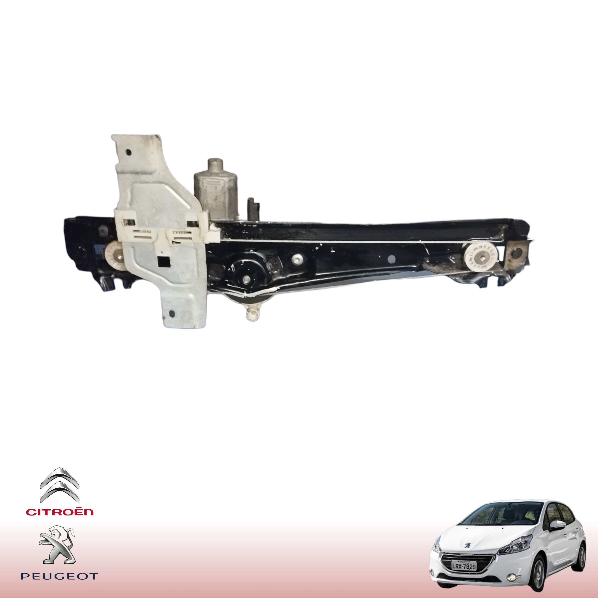 Máquina Vidro Traseira Esquerda Peugeot 208 2015 9803018880 7