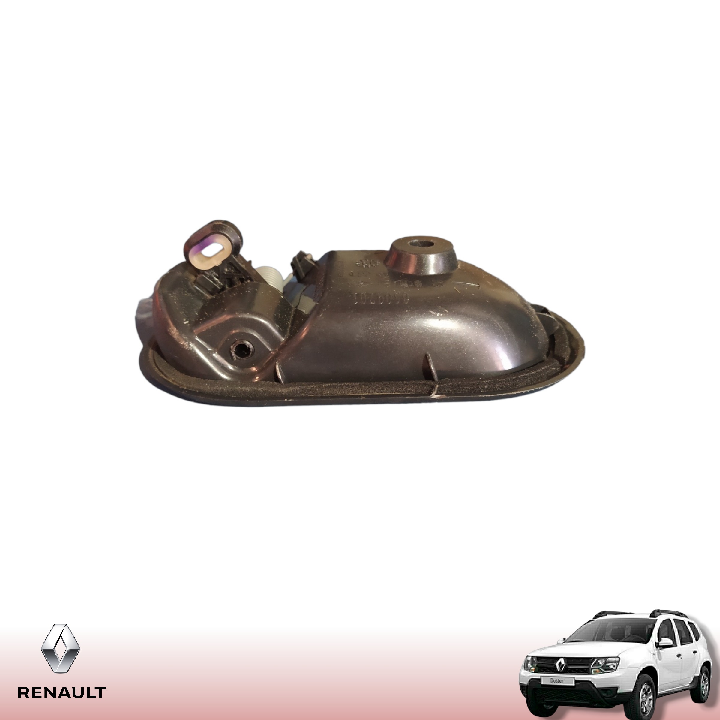 Maçaneta Interna Esquerda Renault Duster 1.6 2020 Prata Dianteira/traseira