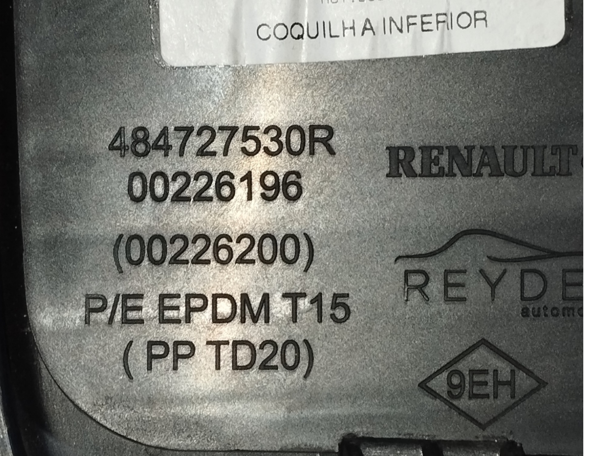 Acabamento Moldura Coluna Direção Renault Captur 1.6 2020 2