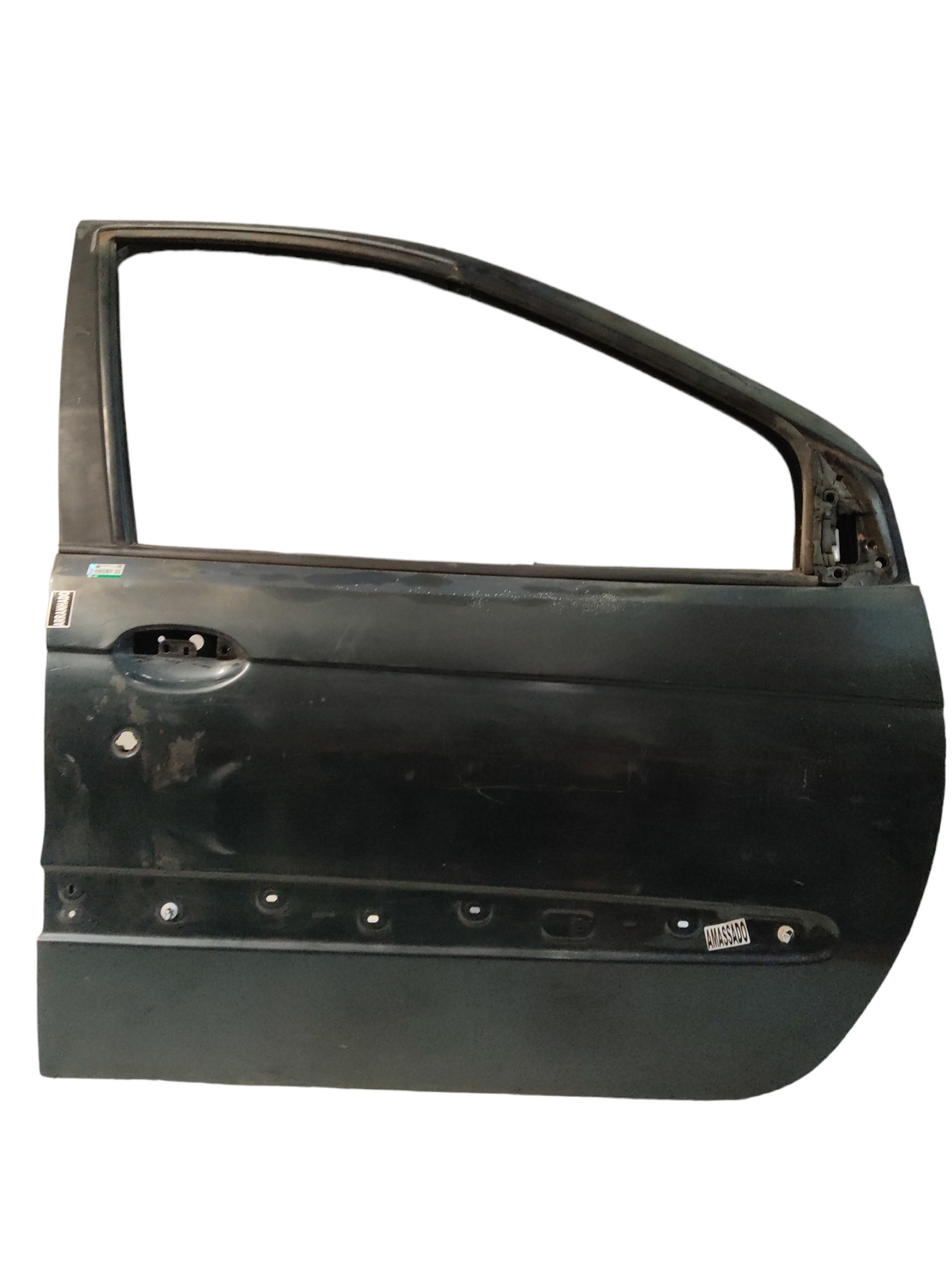 Porta Dianteira Direita Renault Scenic 2001 A 2011 Verde  Verde