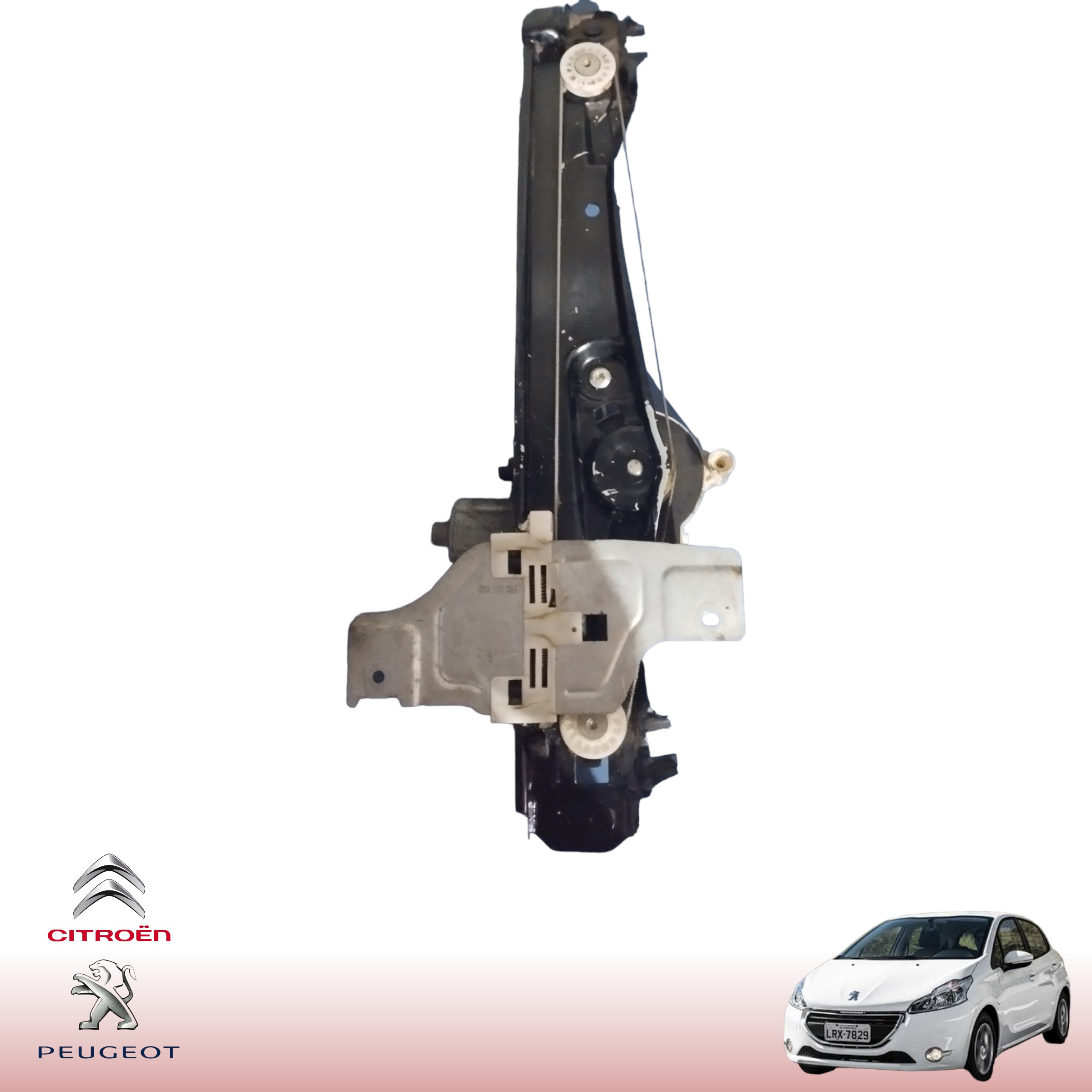 Máquina Vidro Traseira Esquerda Peugeot 208 2015 9803018880 5